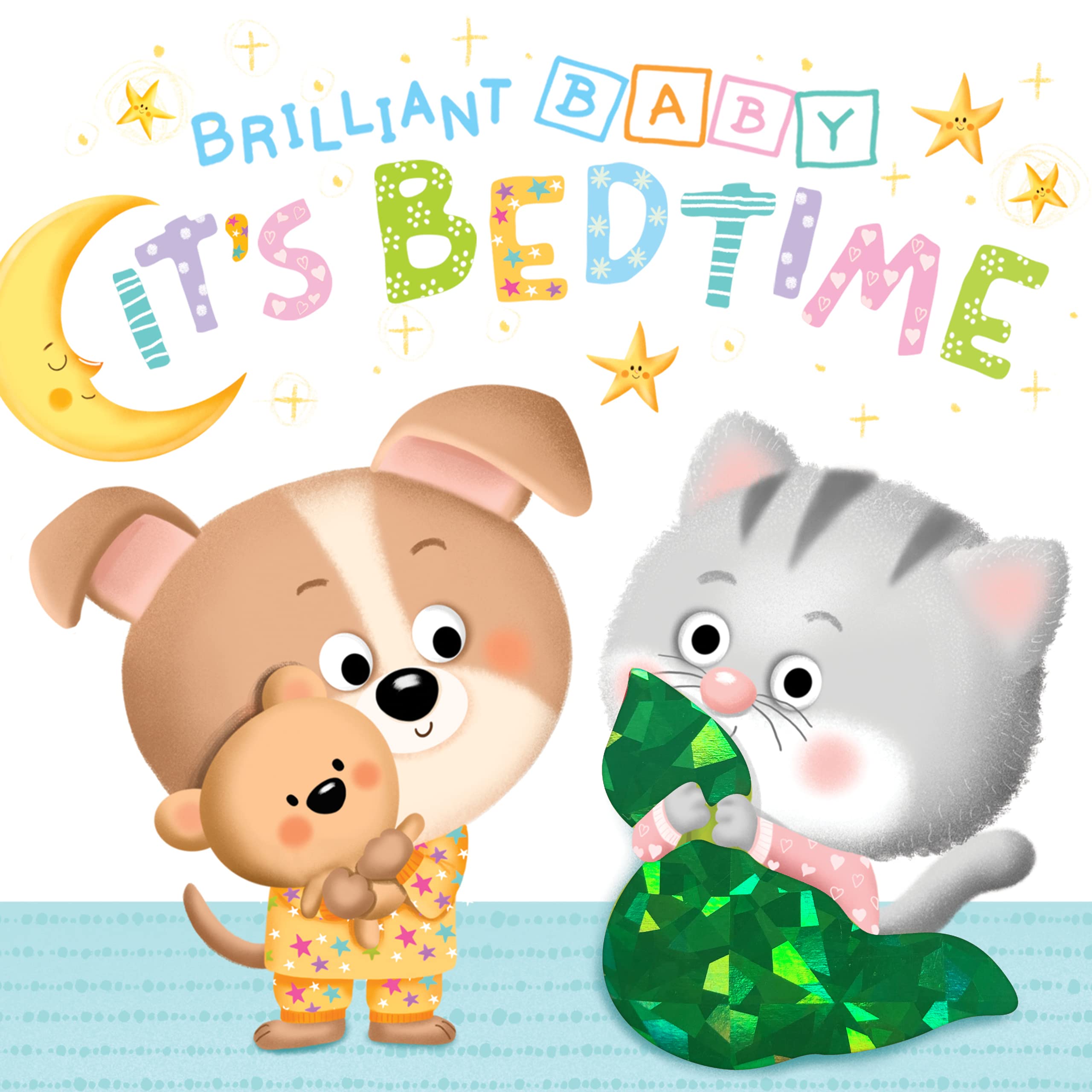 Brilliant Baby: It's Bedtime - Children's Touch and Feel and Learn Sensory Board Book Children's books