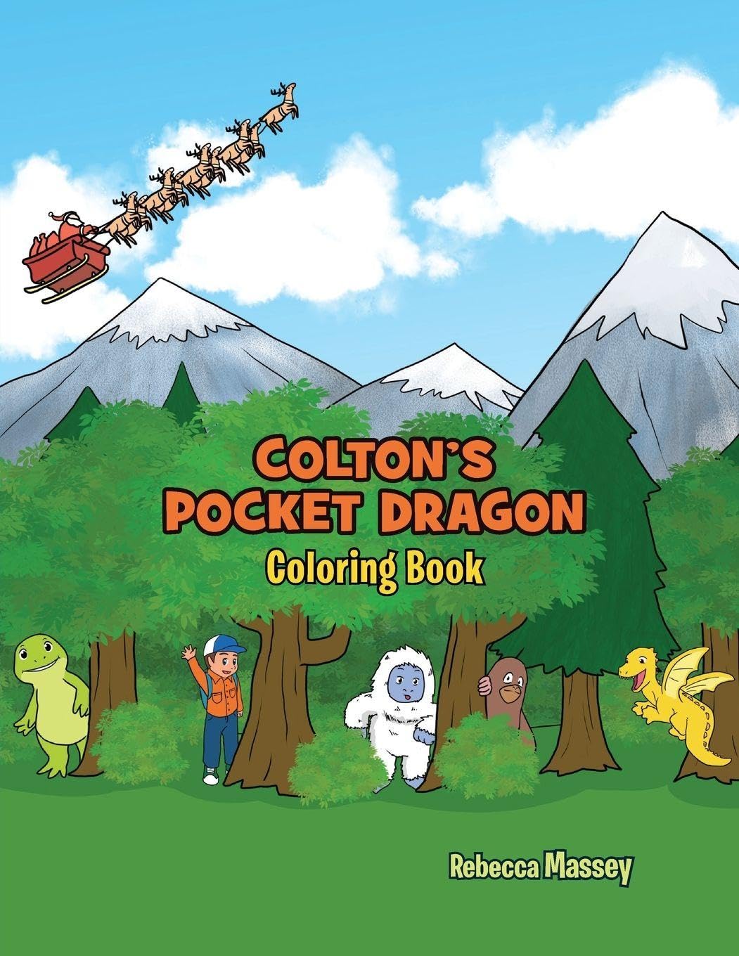 COLTON'S POCKET DRAGON Coloring Book Manga