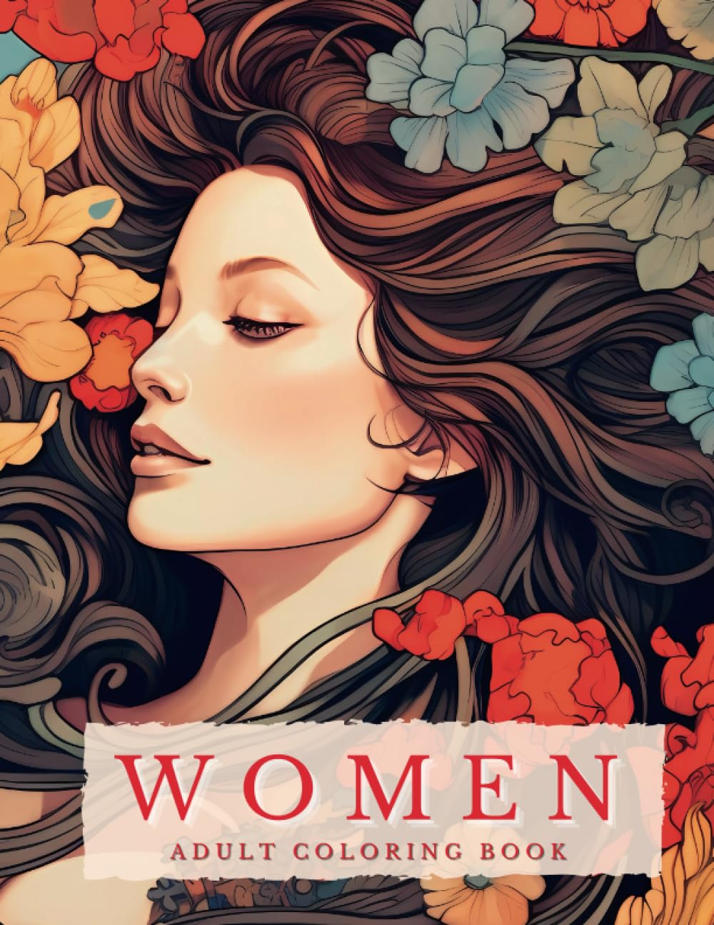 Women's Portraits Coloring Book Film, Art & Culture