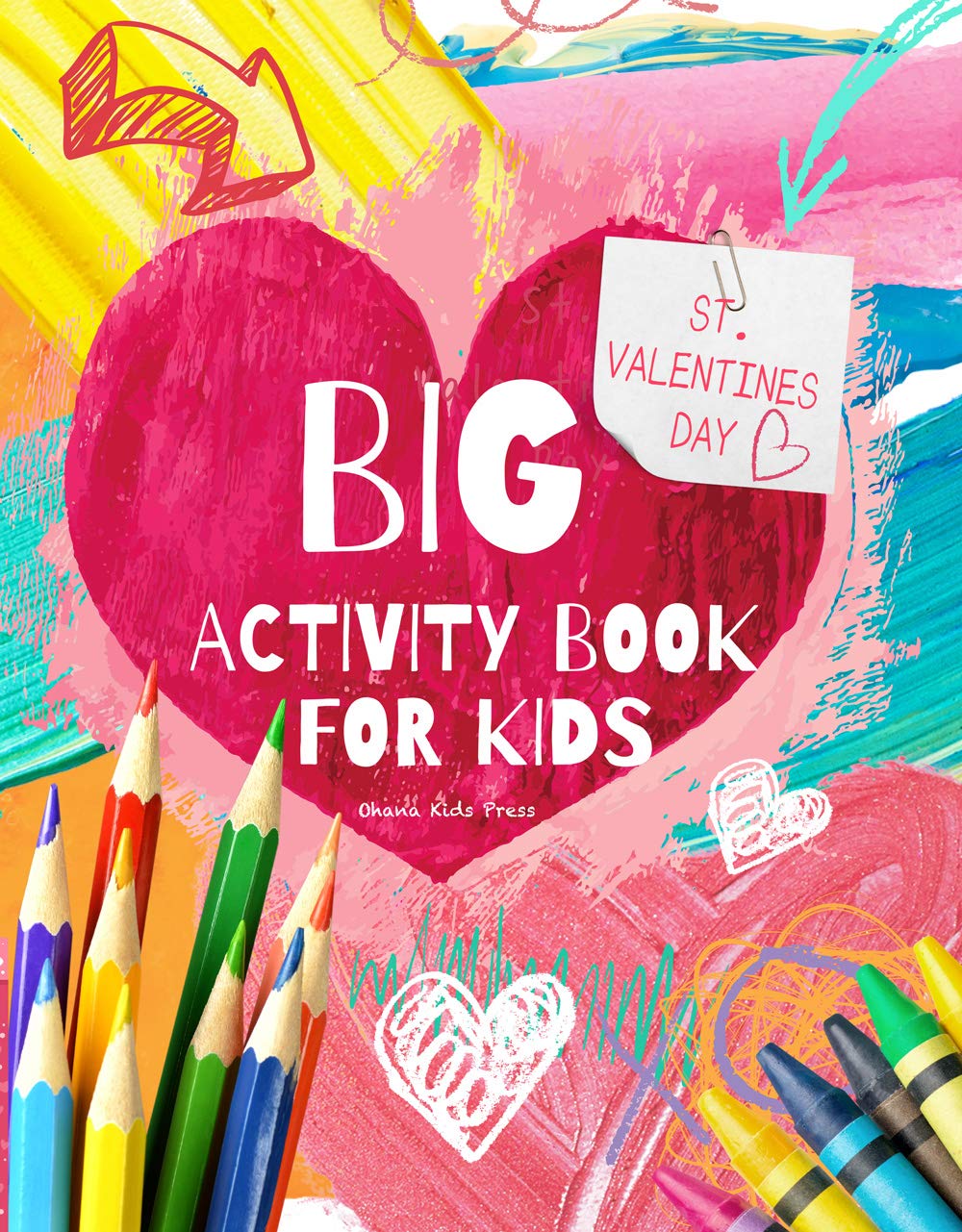 BIG Saint Valentine's Day Activity Book for Kids Tiptoi & Games