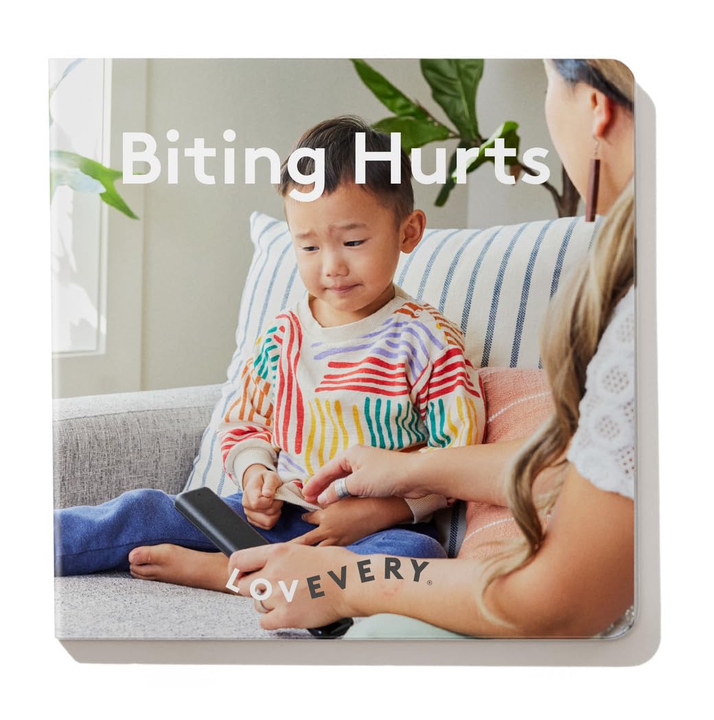 Biting Hurts (Board Book) (Tricky Topics) by Lovevery Non-fiction