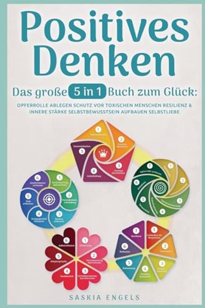 Positives Denken - Das große 5 in 1 Buch zum Glück Parents & Children