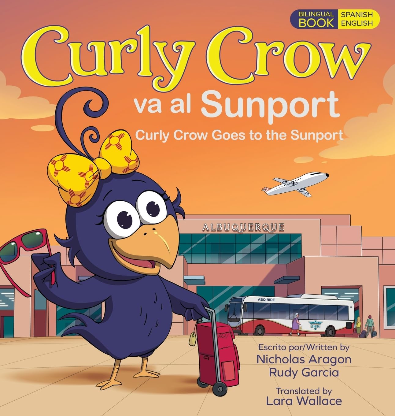 Curly Crow Goes to the Sunport / Curly Crow va al Sunport Non-fiction
