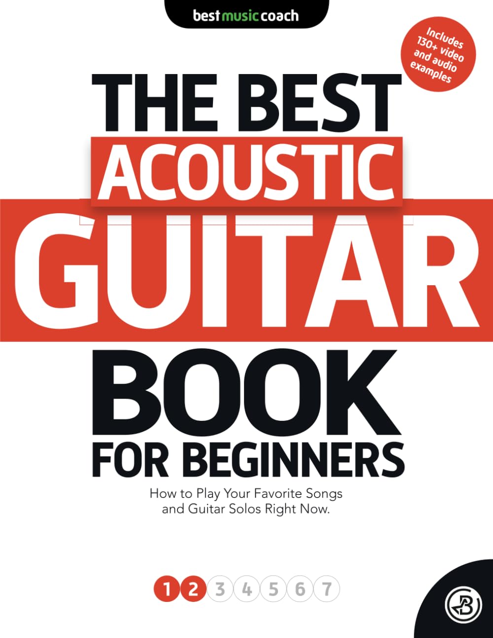 The Best Guitar Book for Beginners: Acoustic Guitar 1 Sheet Music
