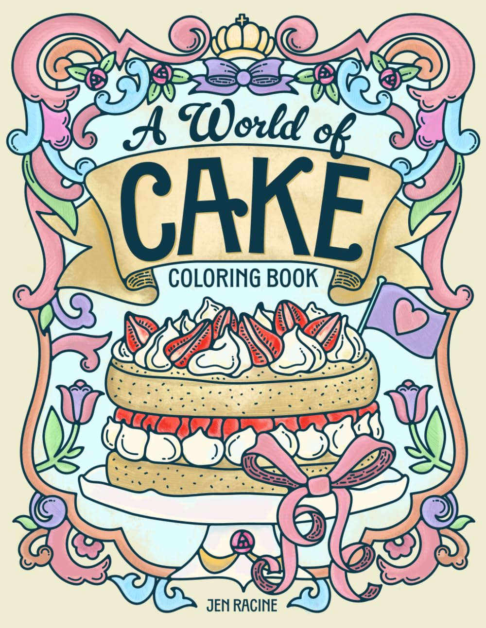 A World of Cake Coloring Book Film, Art & Culture