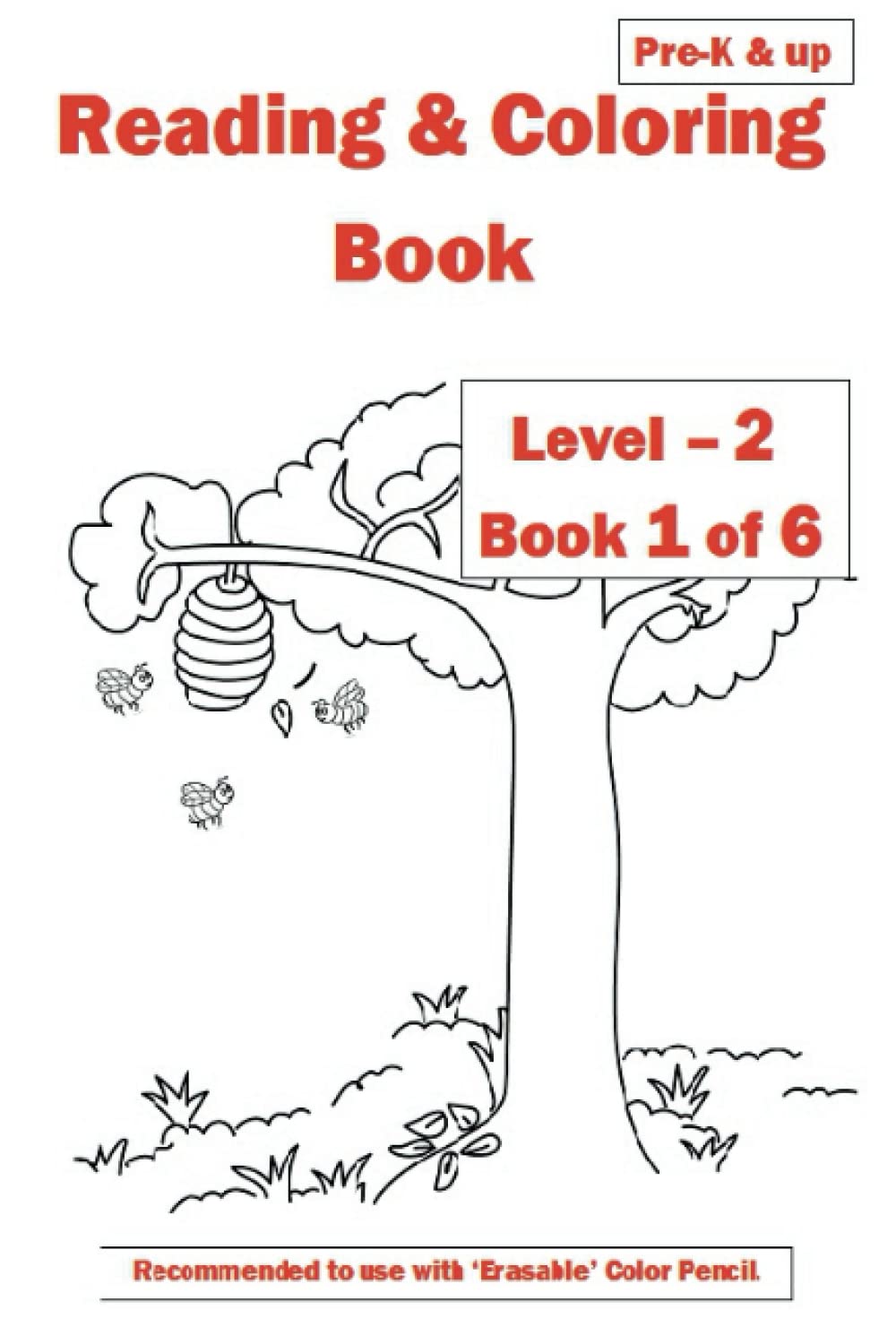 Reading & Coloring Book - Level 2 - Book 1 of 6 Education & Training