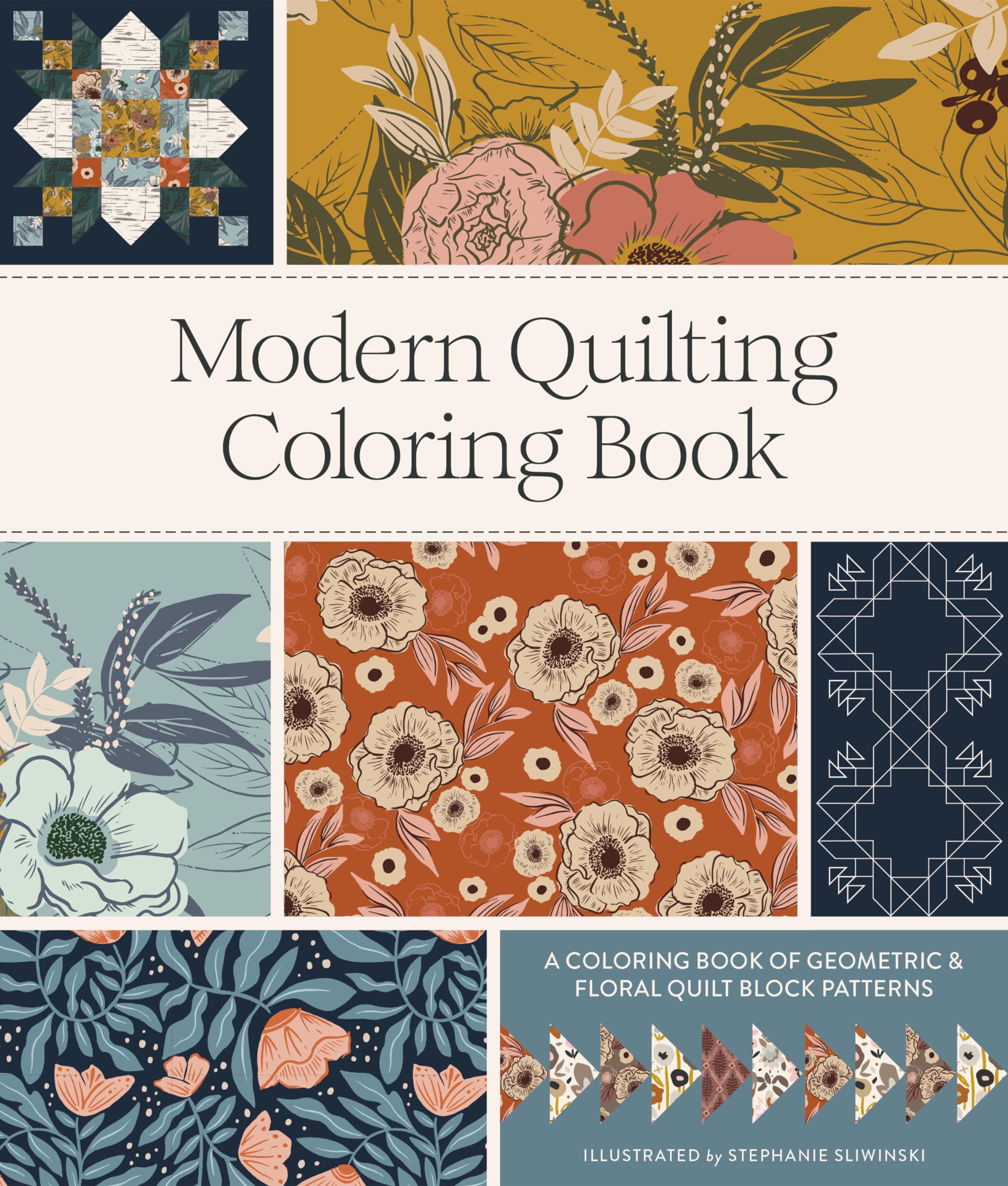 Modern Quilting Coloring Book Books