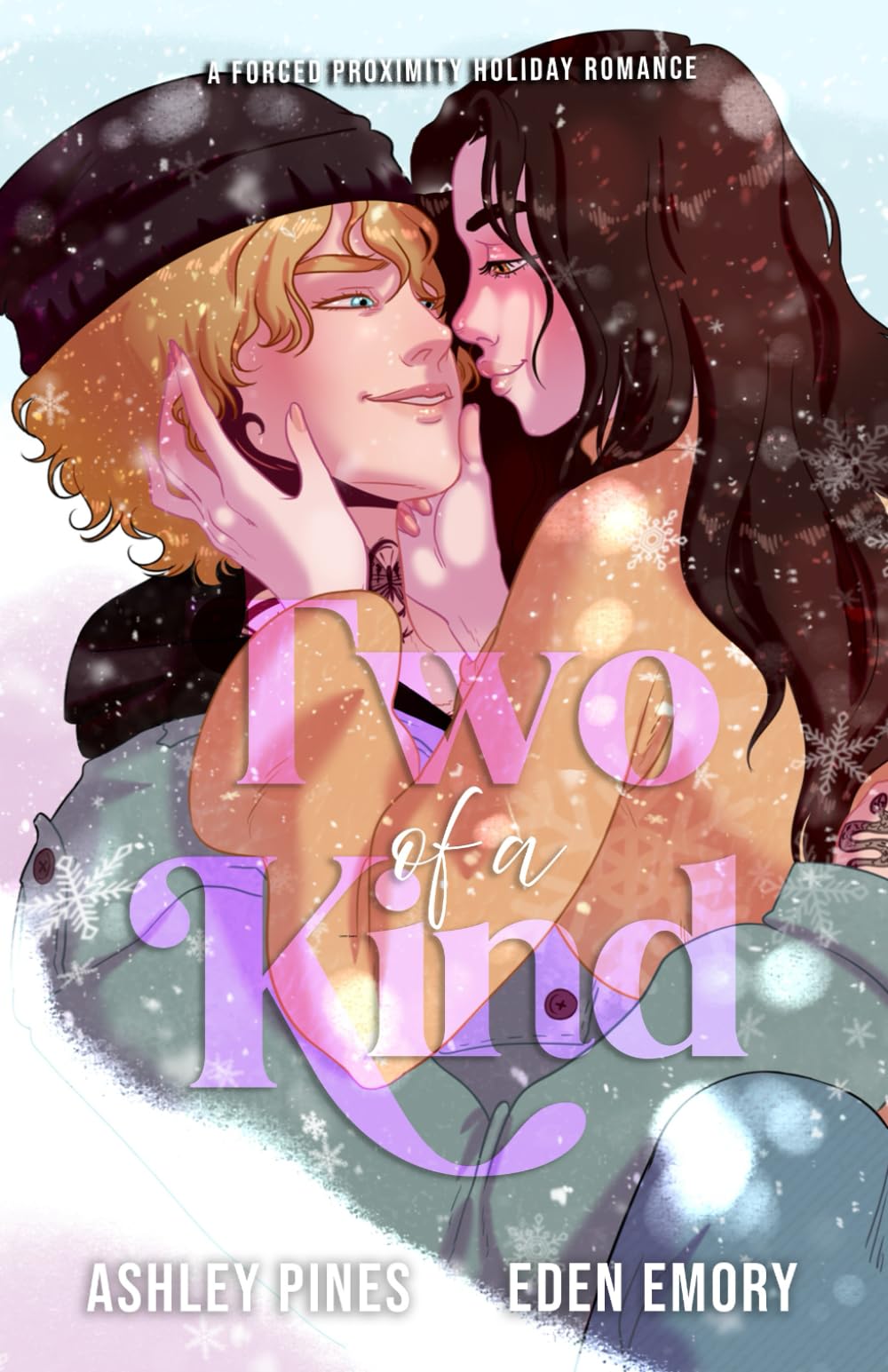 Two of a Kind: A forced proximity sapphic holiday romance book