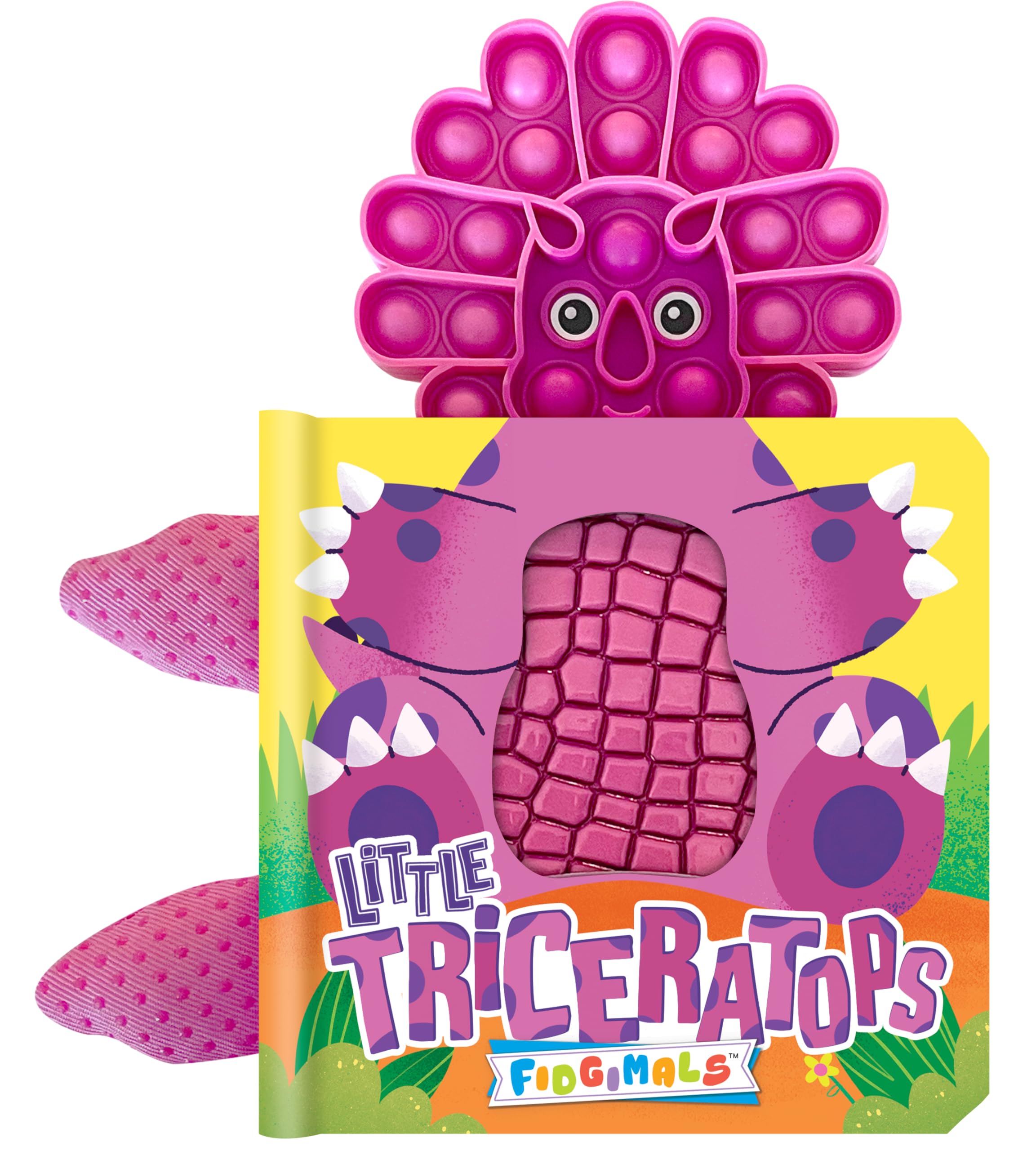 Little Triceratops - Multi-Sensory Touch and Feel Book and Baby Toy Children's books