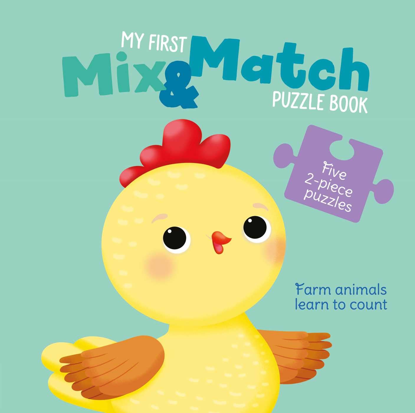 My First Mix & Match Puzzle Book Farm Animals Learn to Count Non-fiction