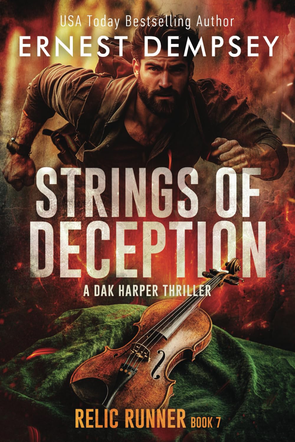 Strings of Deception: A Dak Harper Action Thriller (The Relic Runner, Band 7) Action & Adventure