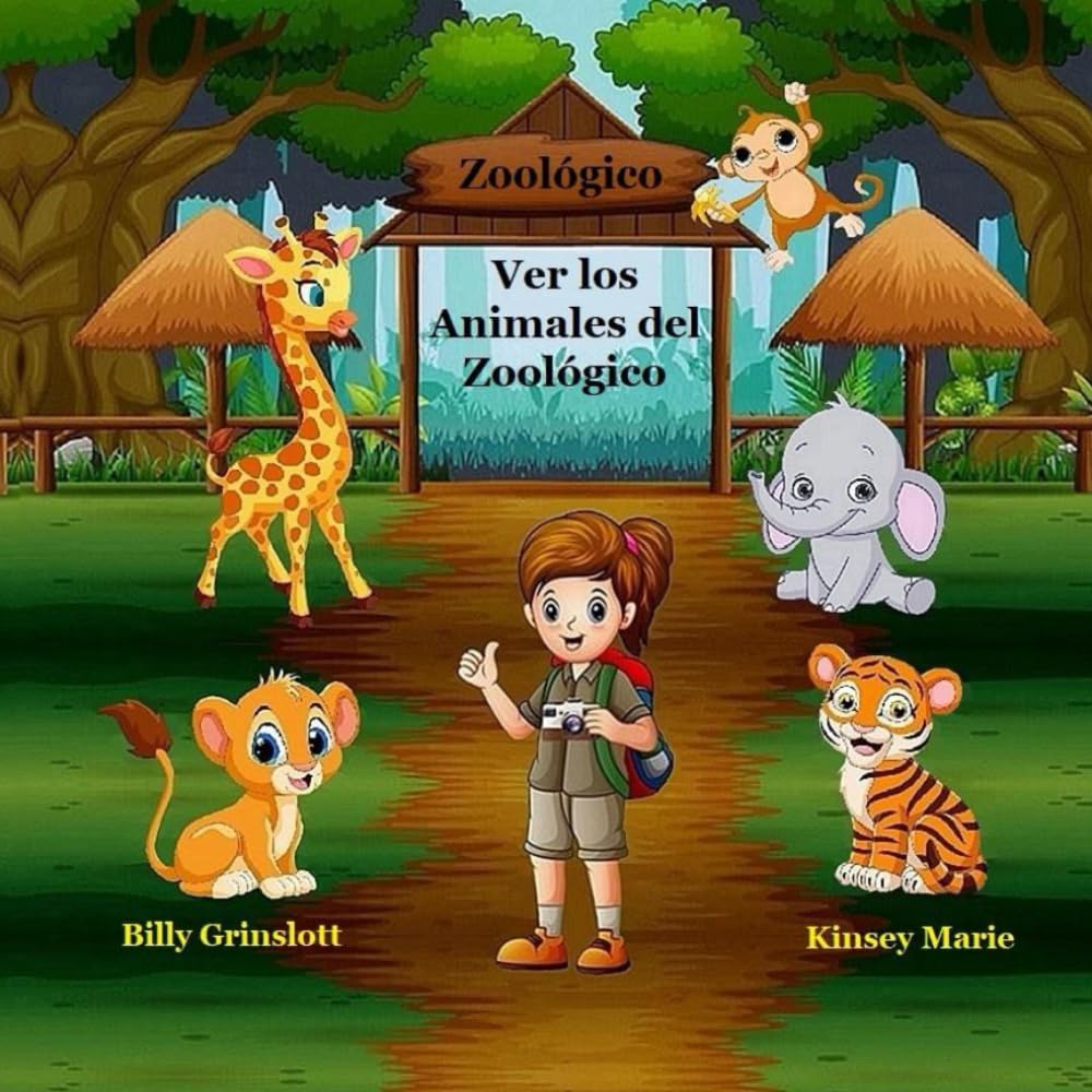 ver los animales del zoológico: Libro zoológico animado para niños con datos divertidos Non-fiction