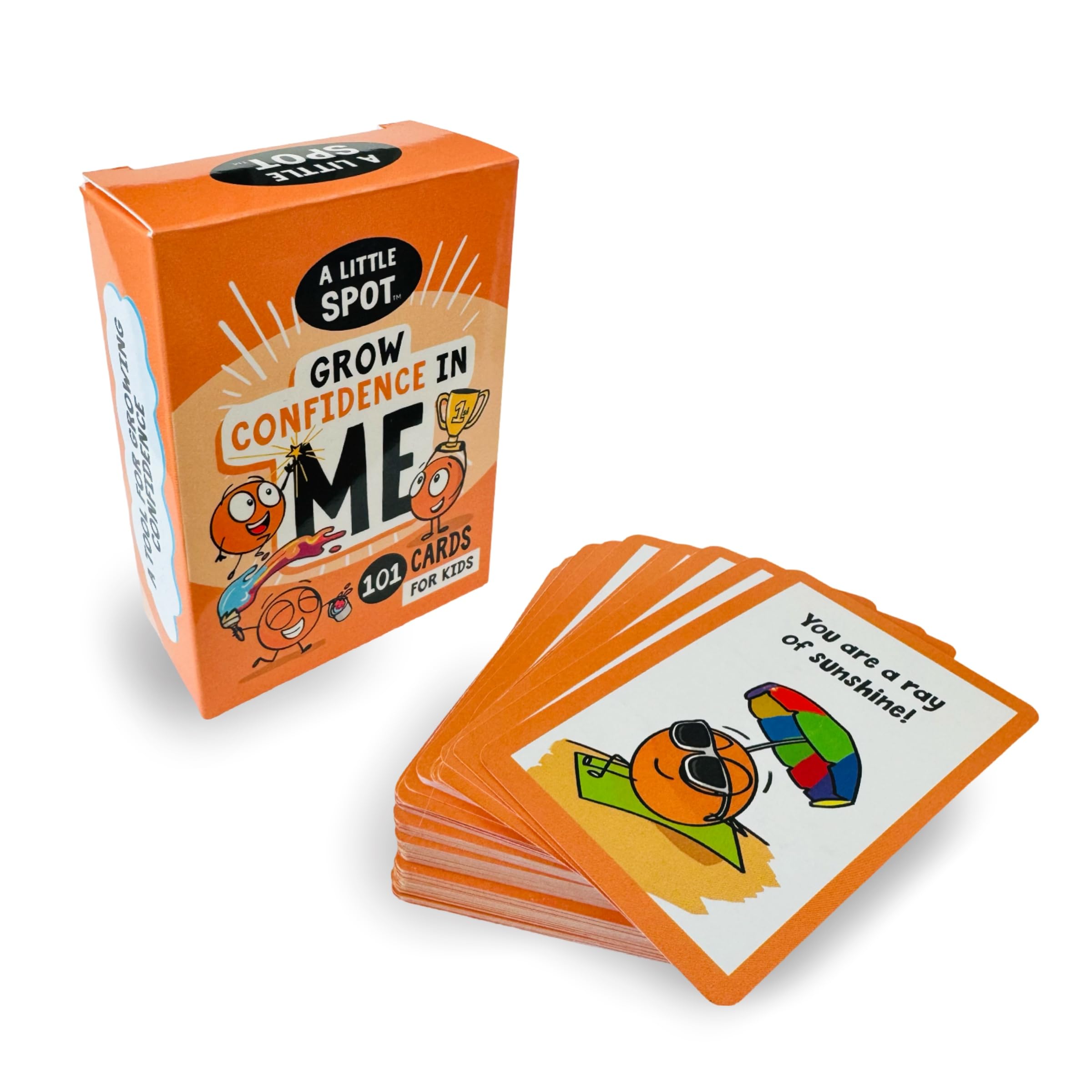 A Little SPOT 101 Grow Confidence In Me Cards For Kids-Teaches Mindfulness, Positive Affirmations, Build Resilience, and Grow Self-Esteem Children's books