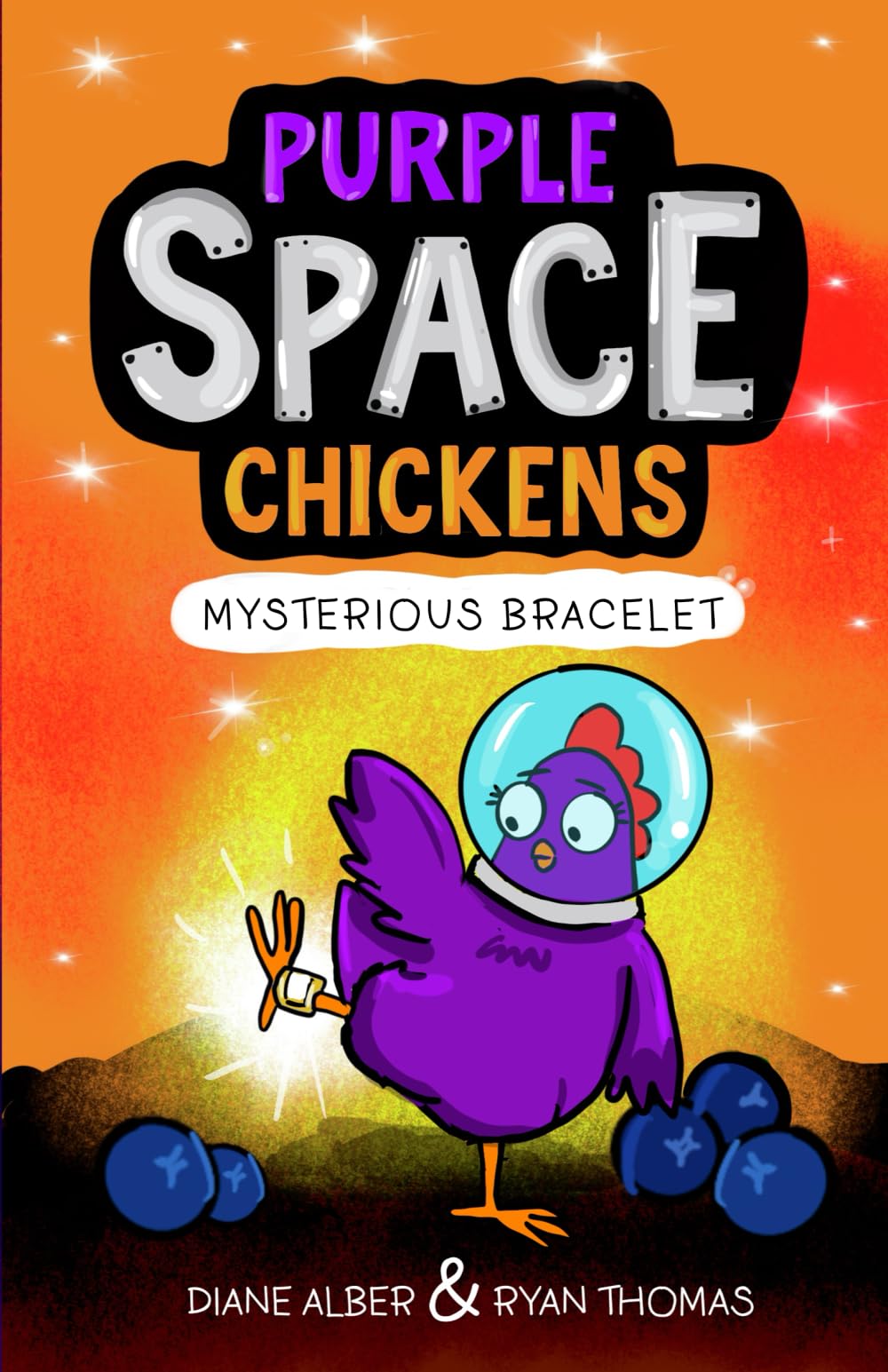 Purple Space Chickens: Mysterious Bracelet (Purple Space Chickens: Dyslexia-Friendly Chapter Books for Kids Ages 6-9, Band 3) Novels & Short Stories
