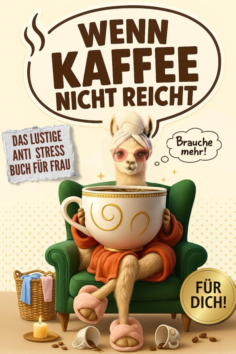 Wenn Kaffee Nicht Reicht - Das Lustige Anti Stress Buch Für Die Frau: Das Geschenk Für Frauen Mit Humor und Gute Laune Humour & Satire