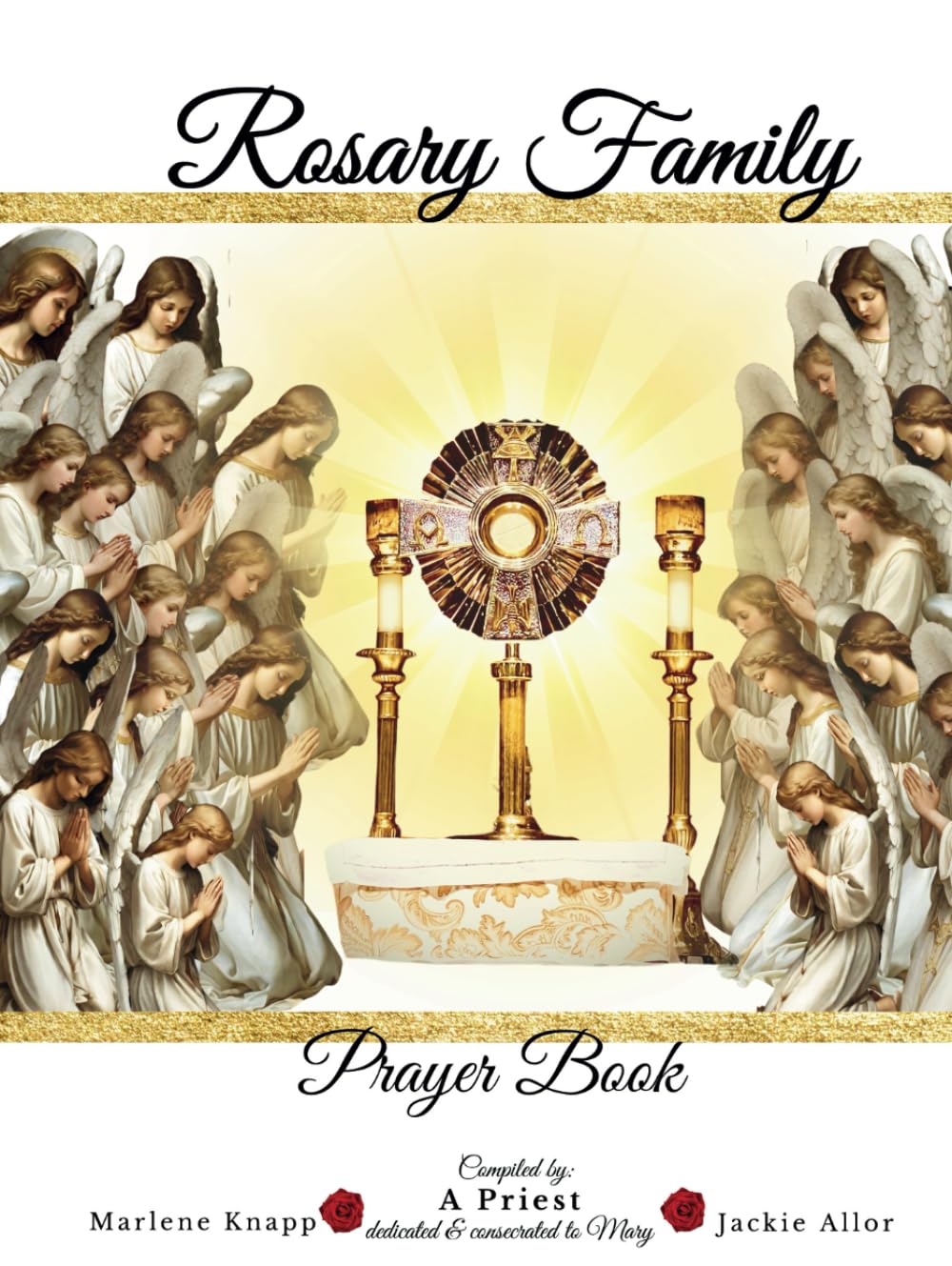 Rosary Family Prayer Book (Black & White): Large Print Religion & Esotericism