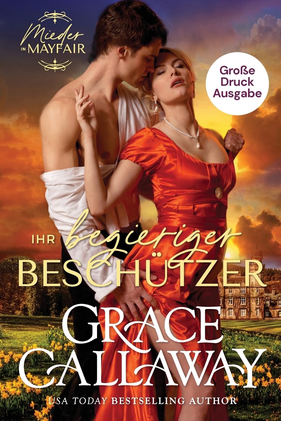 Ihr begieriger Beschützer (Große Druckausgabe) (Mieder in Mayfair: Große Druckausgabe, Band 3) Historical Fiction