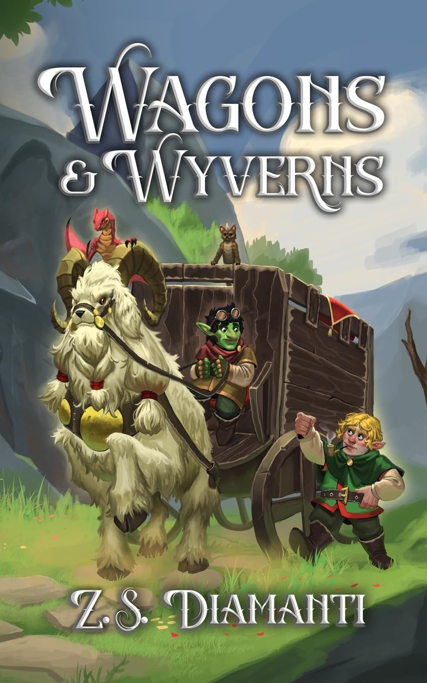 Wagons & Wyverns: A Cozy Fantasy (Fables of Finlestia) Action & Adventure