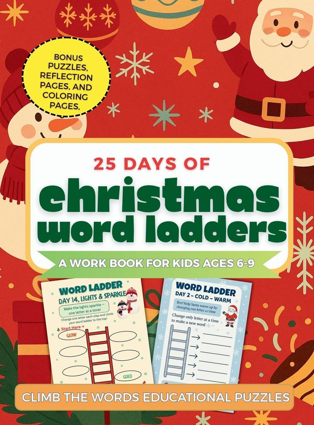 25 Days of Christmas Word Ladders Non-fiction