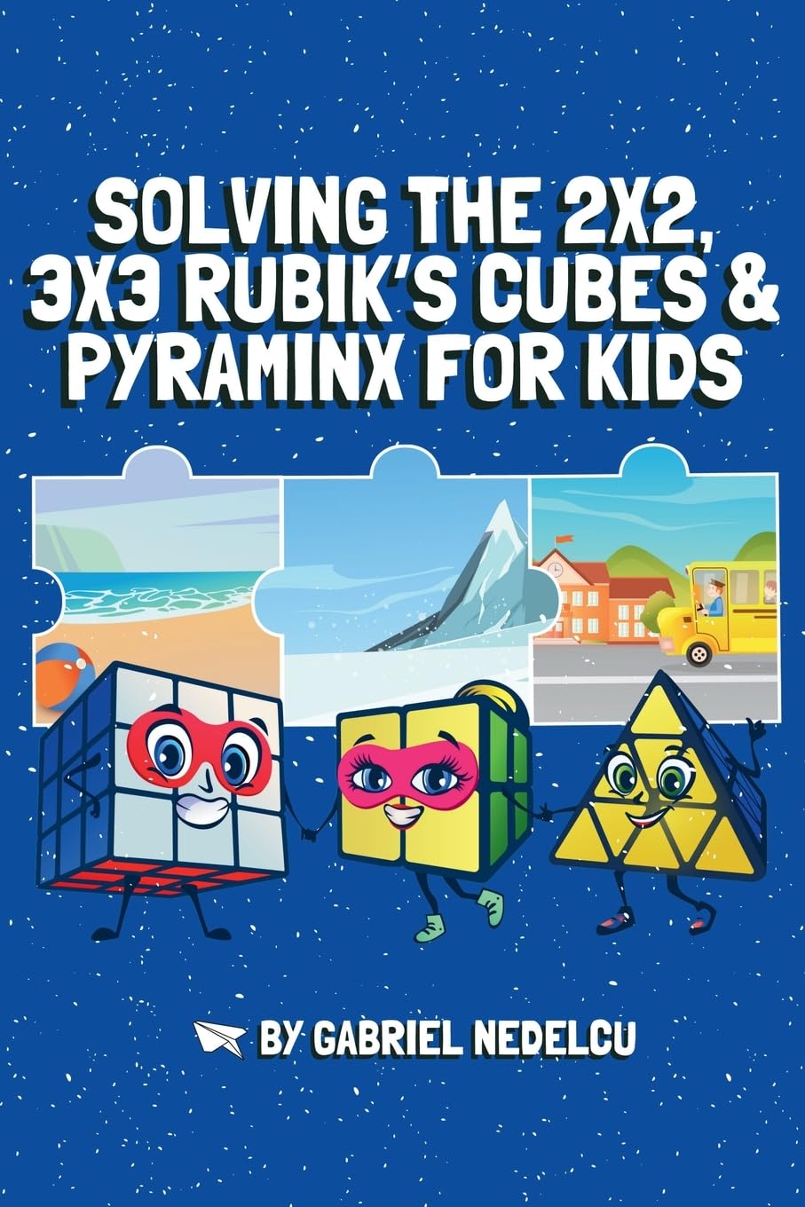 Solving the 2x2, 3x3 Rubik's Cubes & Pyraminx for Kids (3 in 1) Tiptoi & Games