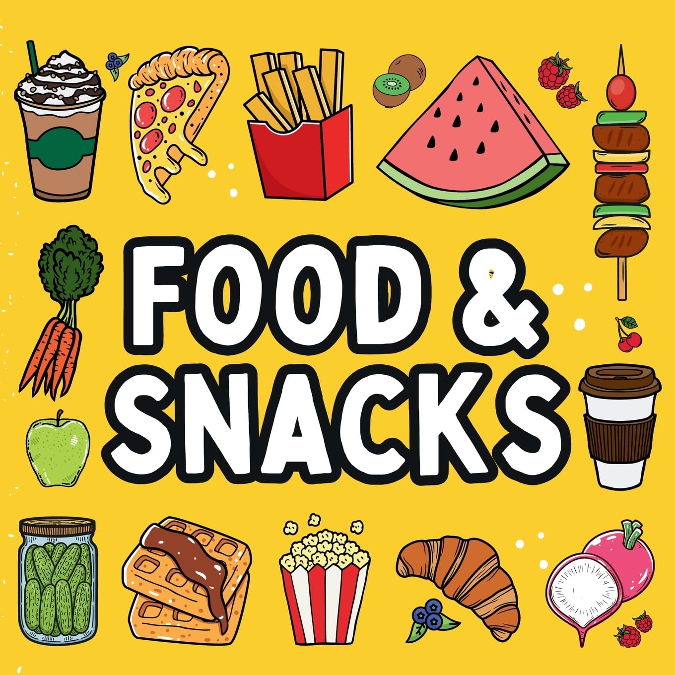 Product Image: Food and Snacks Coloring Book