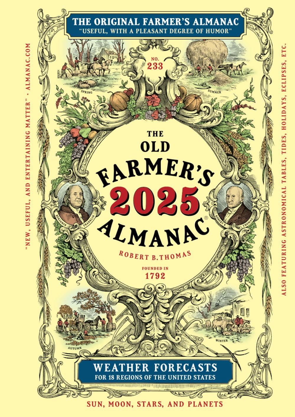 2025 Old Farmer's Almanac Easy to Read Edition Garden & Plants