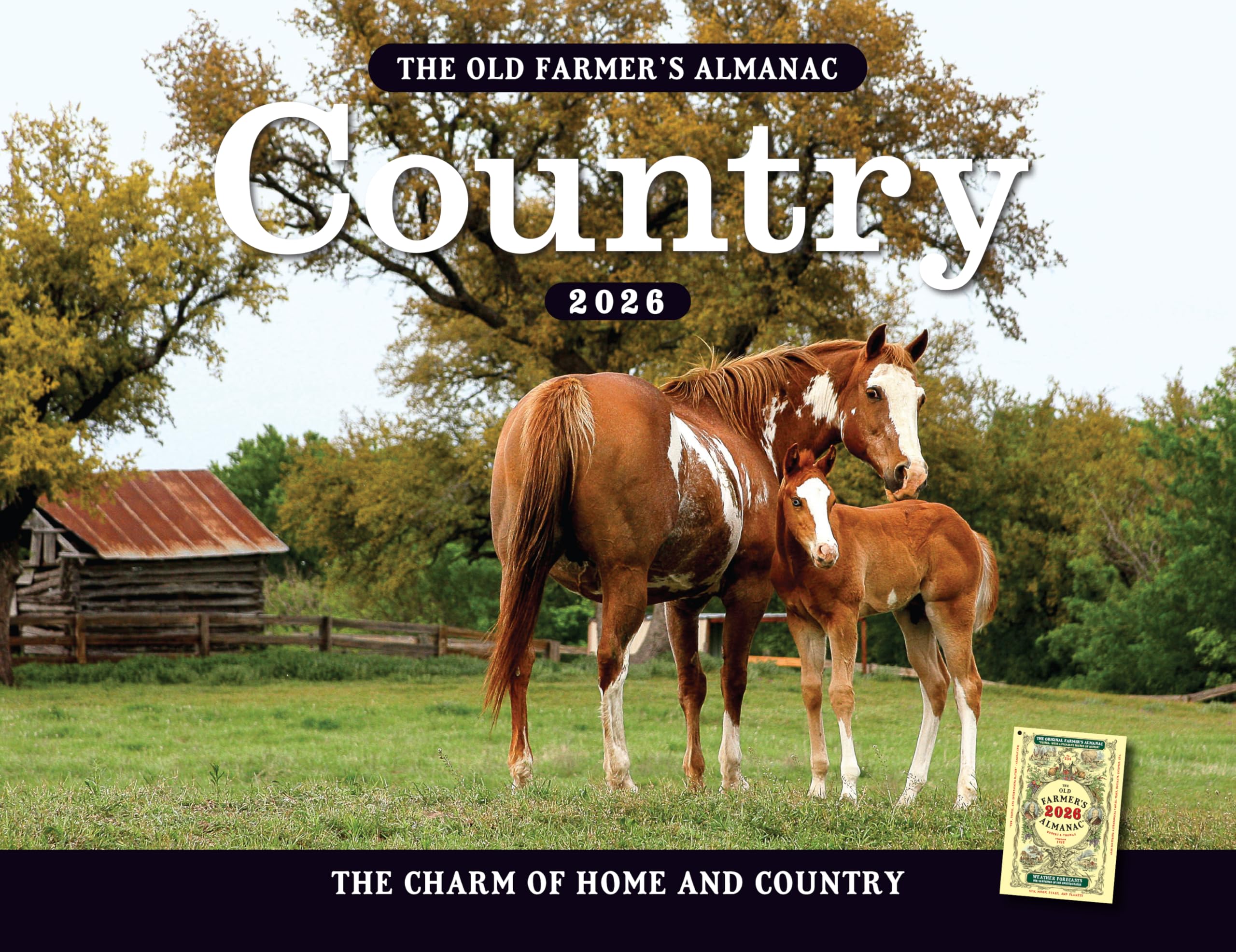 The 2026 Old Farmer's Almanac Country Wall Calendar Leisure, Home & Garden