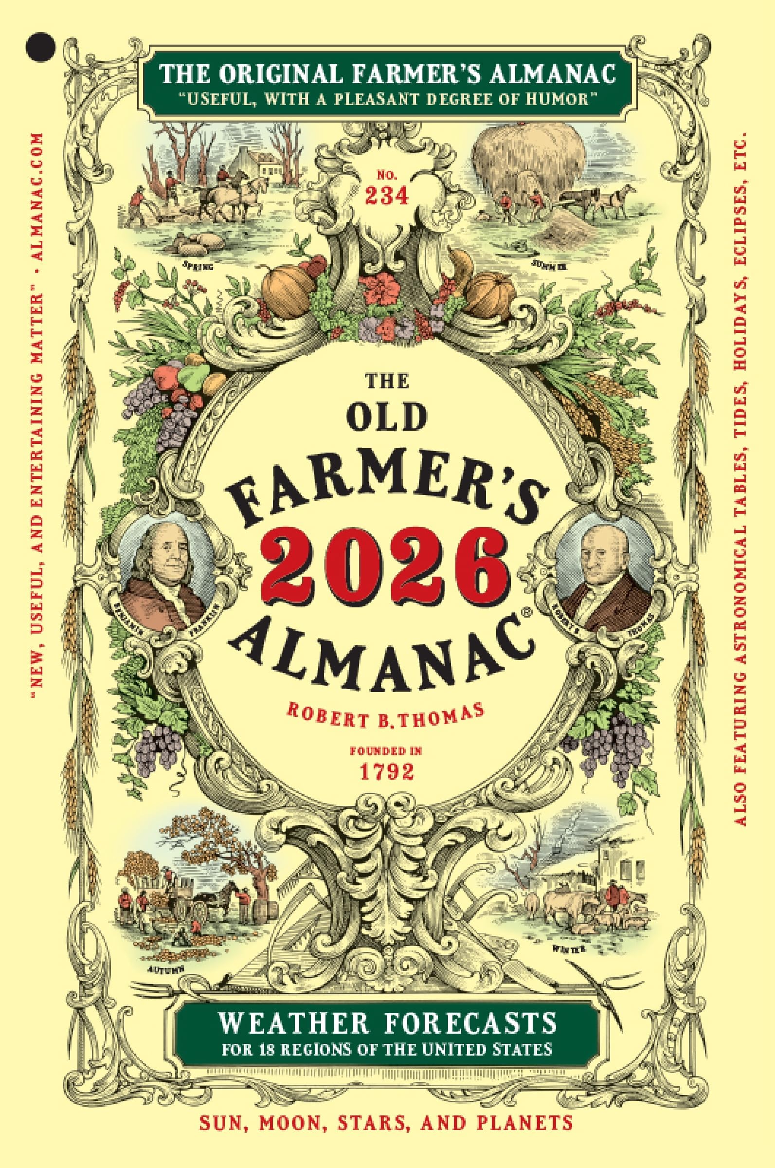 The 2026 Old Farmer's Almanac Books