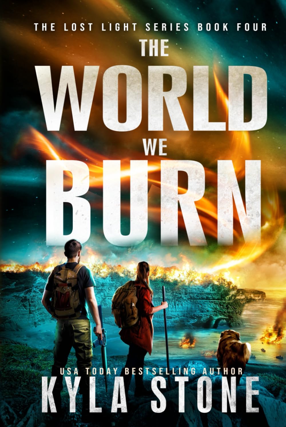 The World We Burn: A Post-Apocalyptic Survival Thriller (Lost Light, Band 4) Action & Adventure