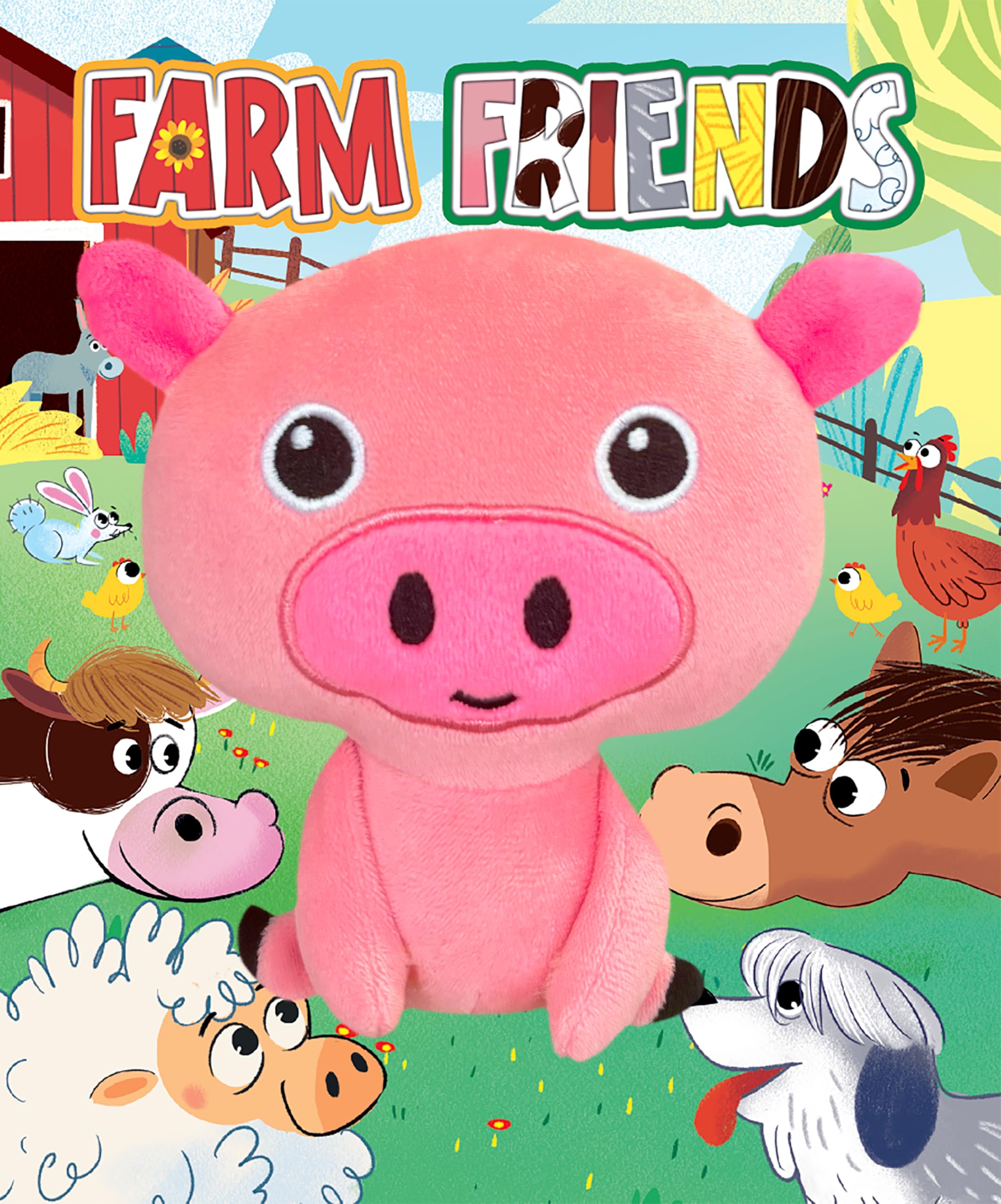 Little Hippo Books Farm Friends with Plush Toy Character I Children's Books Ages 1-3 | Farm Book with Attached Plush Pig for Toddlers 1-3 & Baby Books ... Kid's Books | Children's Farm Books and Plush Novels & Short Stories