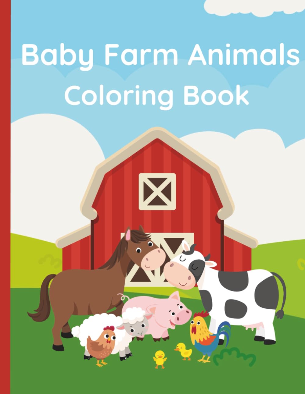 Baby Farm Animals Coloring Book Parents & Children
