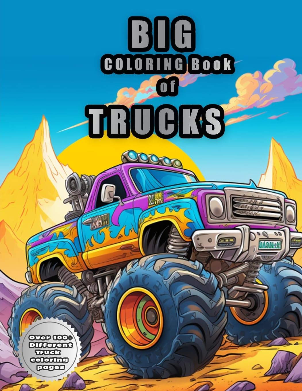 Big Truck Monsters Coloring Book Novels & Short Stories
