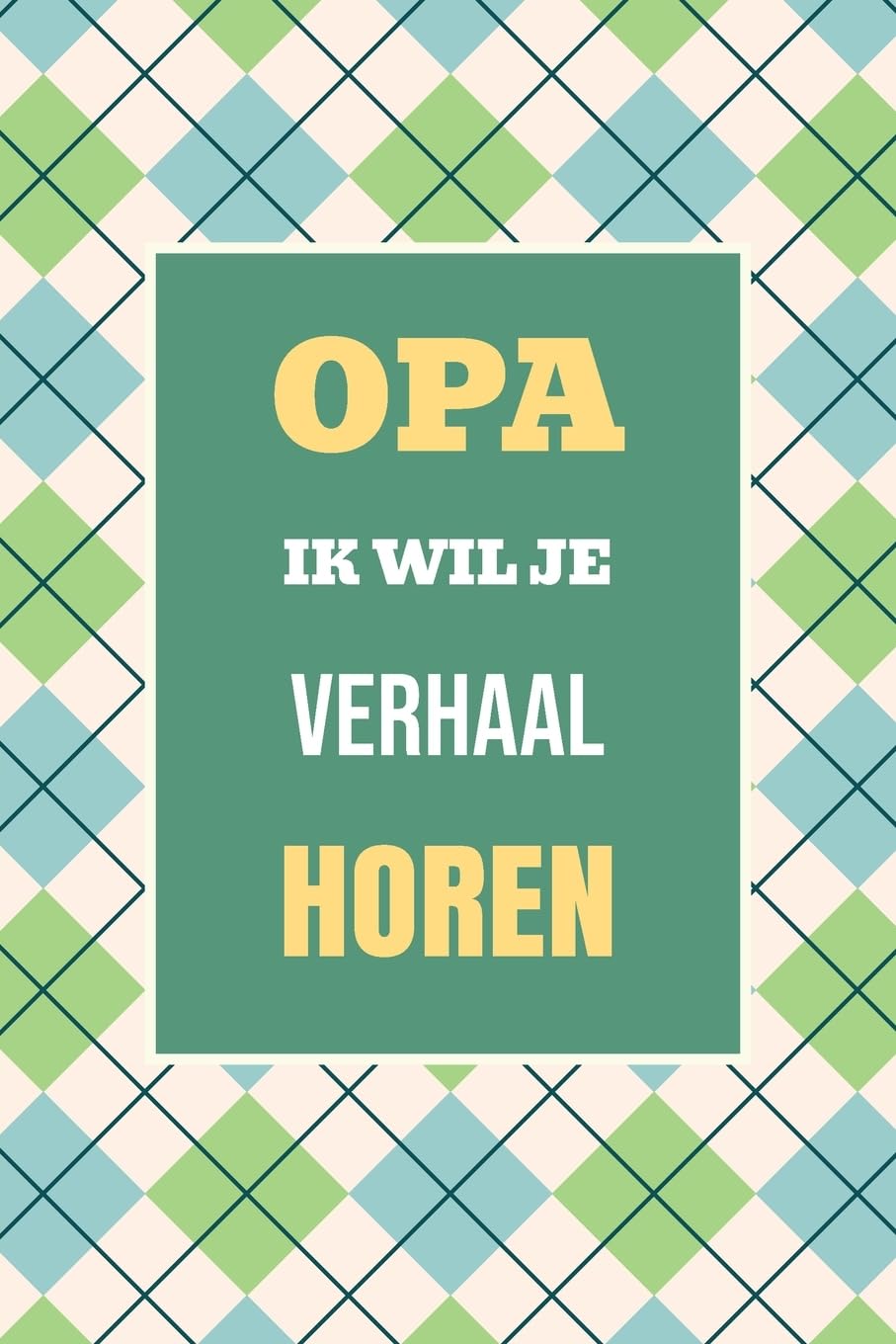 Opa, ik wil je verhaal horen Leisure, Home & Garden