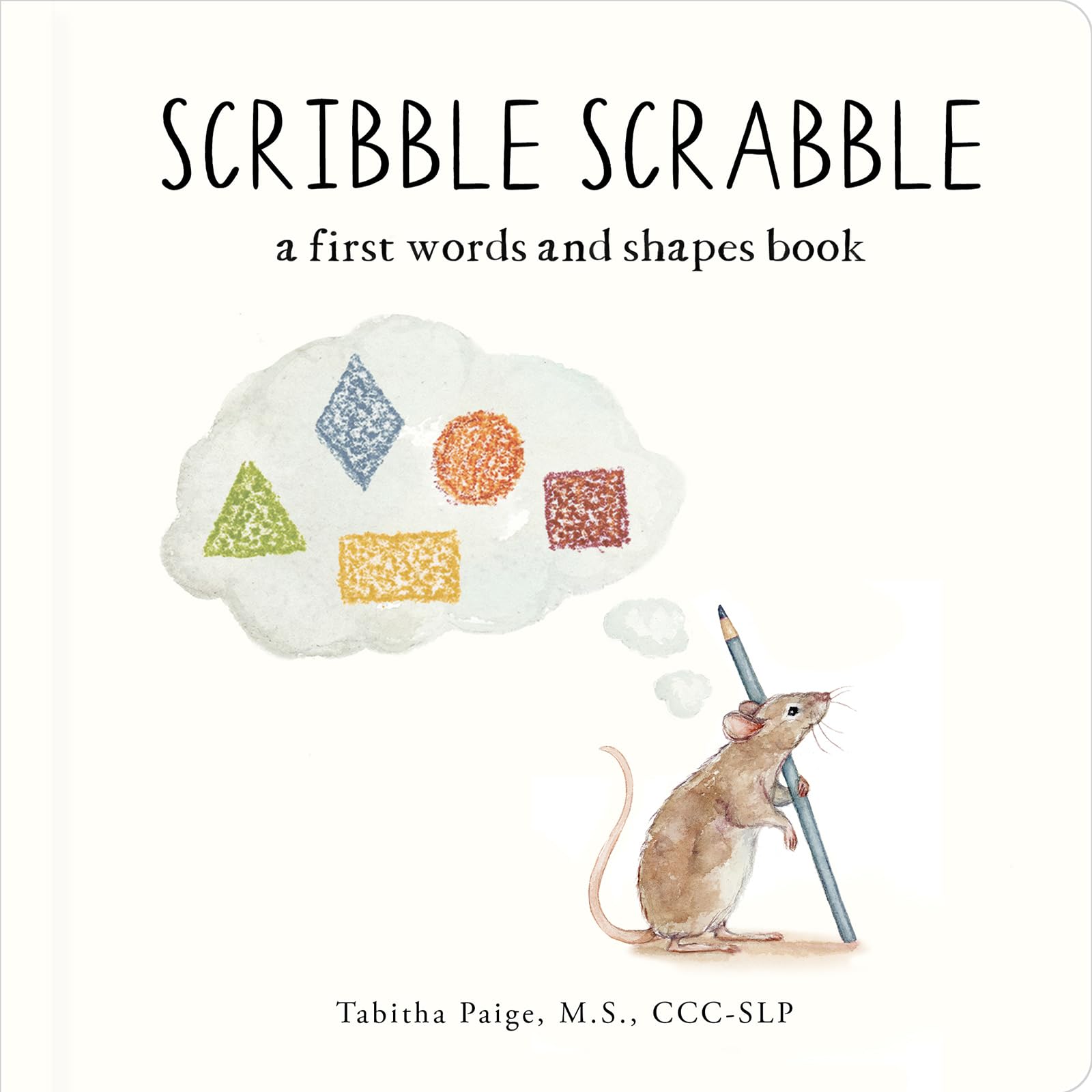 Scribble Scrabble: A Board Book of First Words and Shapes for Growing Minds (A Wishy Washy Sequel) (Tabitha Paige Children's Book Series, Band 16) Parents & Children