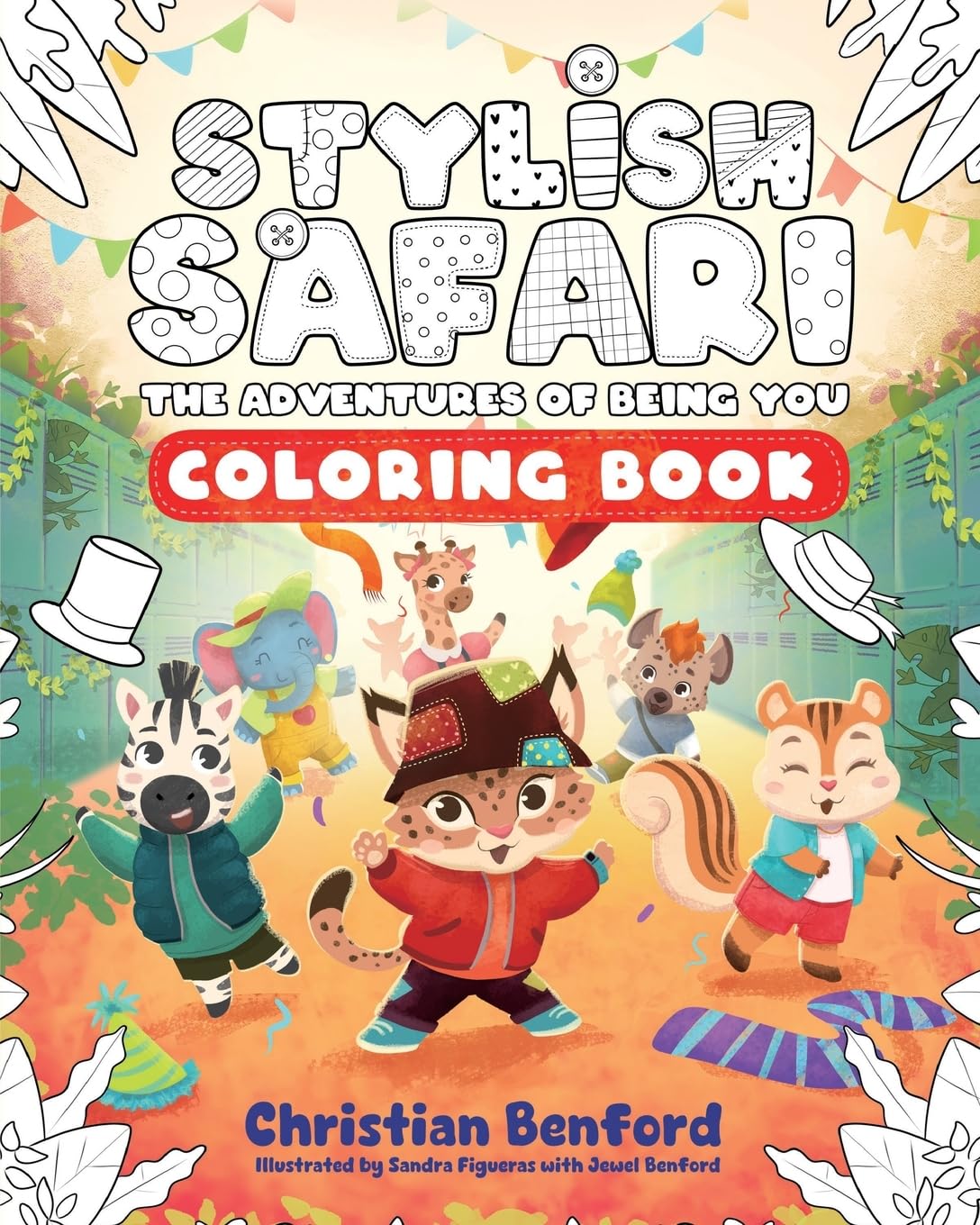 Stylish Safari Coloring Book Novels & Short Stories
