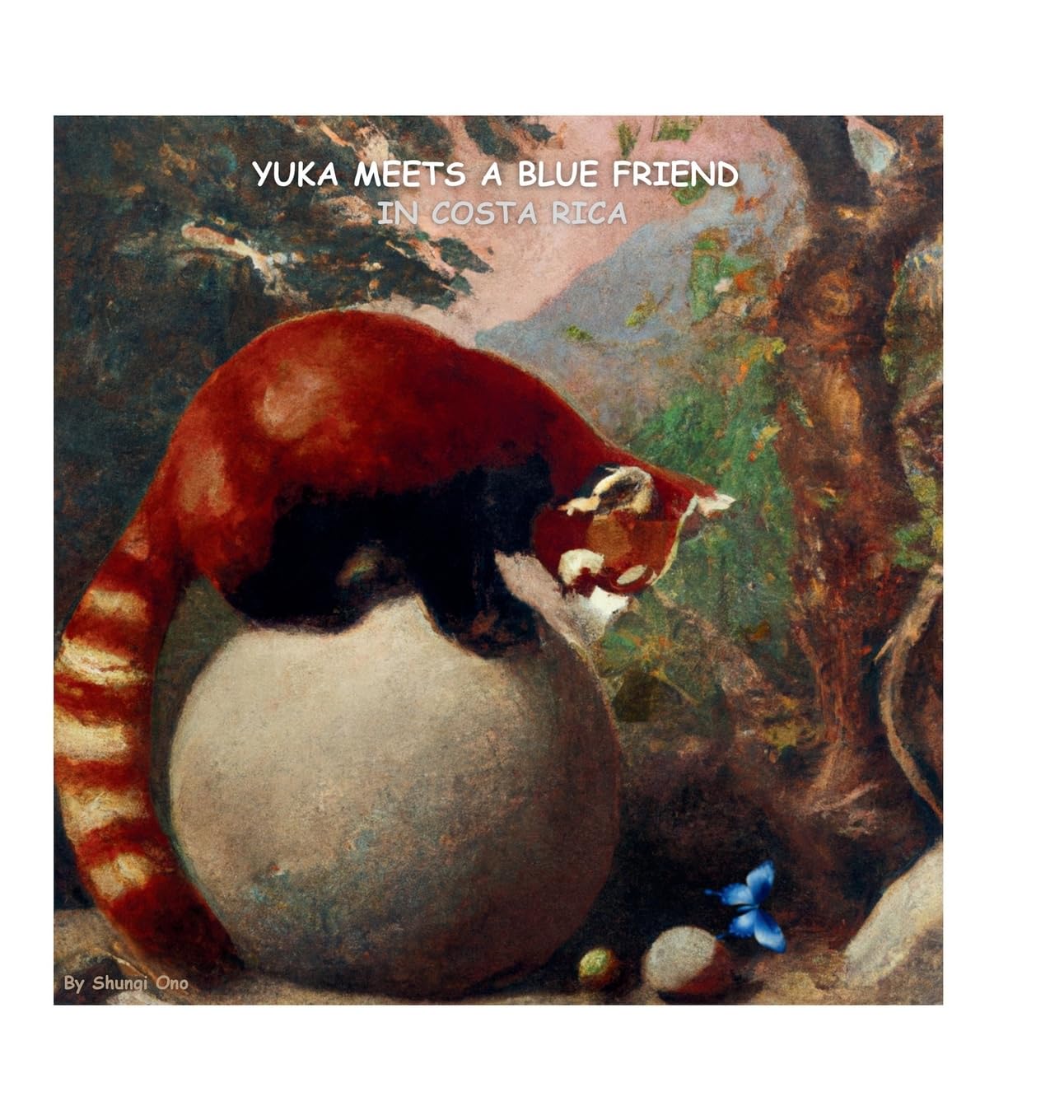 Yuka meets a blue friend in Costa Rica (Yuka the Red Panda) Non-fiction
