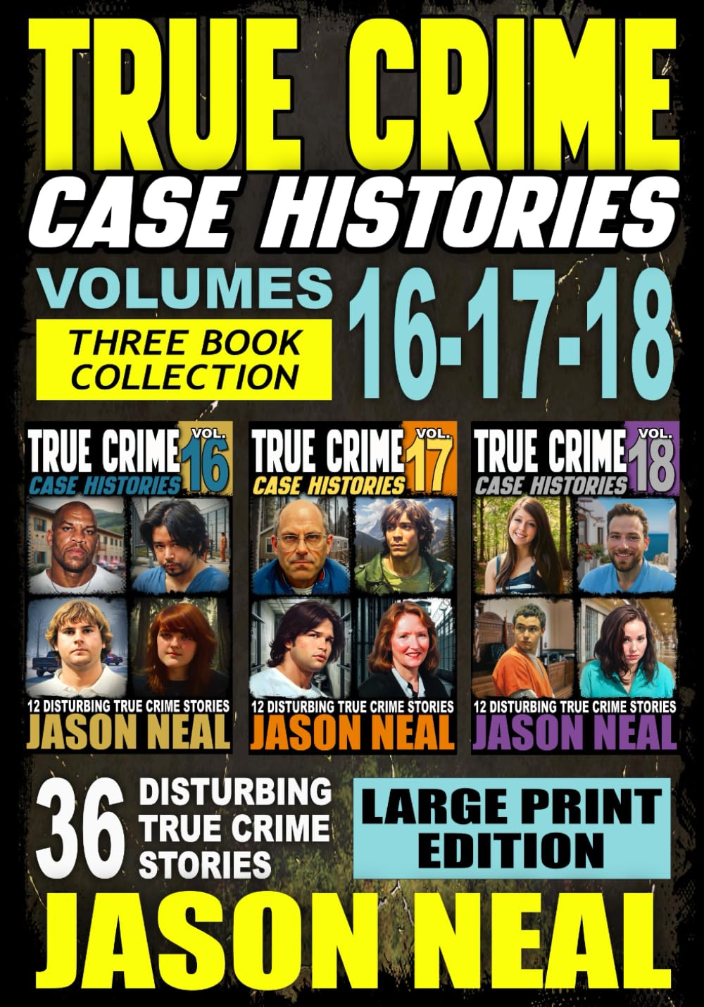 True Crime Case Histories - (Books 16, 17, & 18) LARGE PRINT EDITION Law