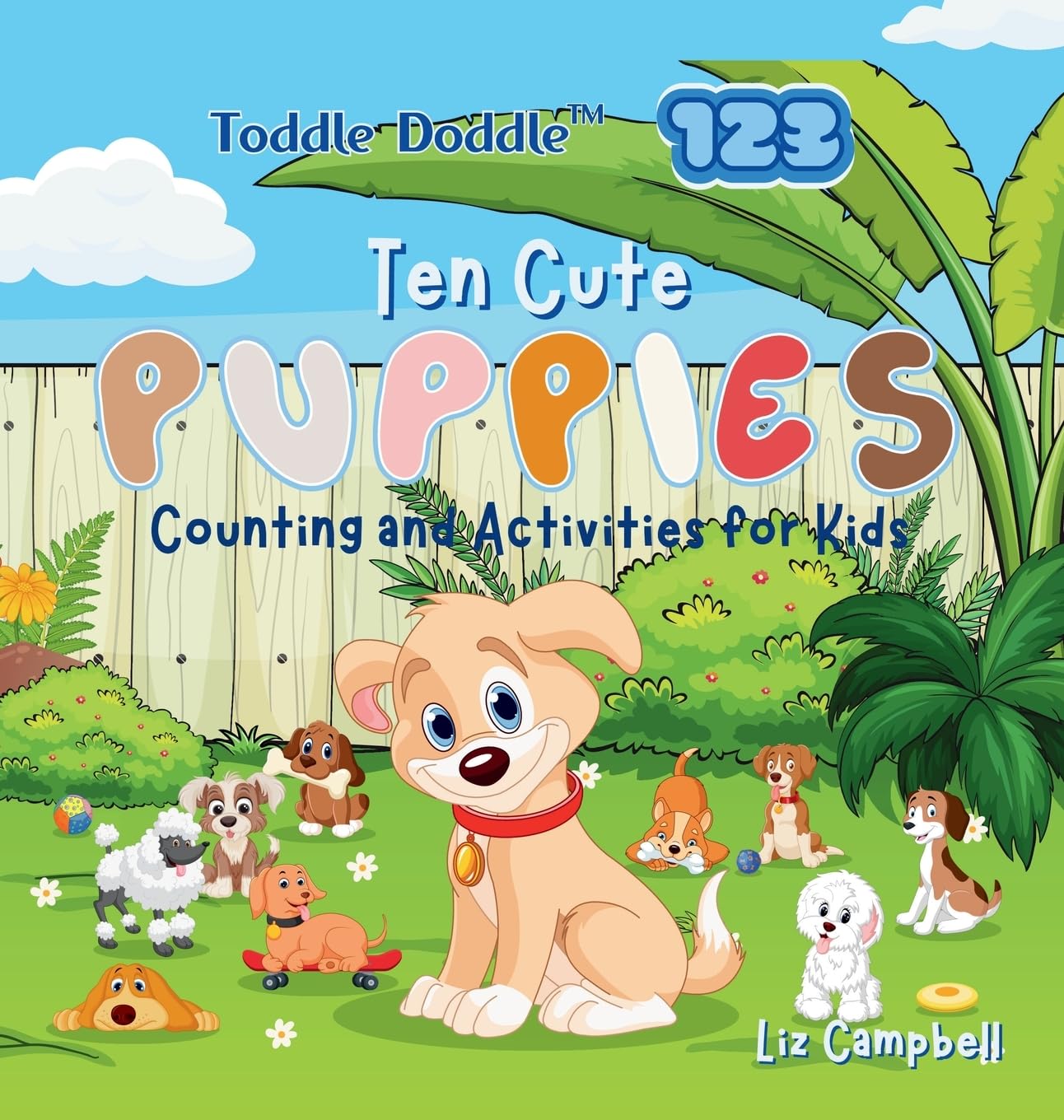 Toddle Doddle 123 - Ten Cute Puppies Non-fiction