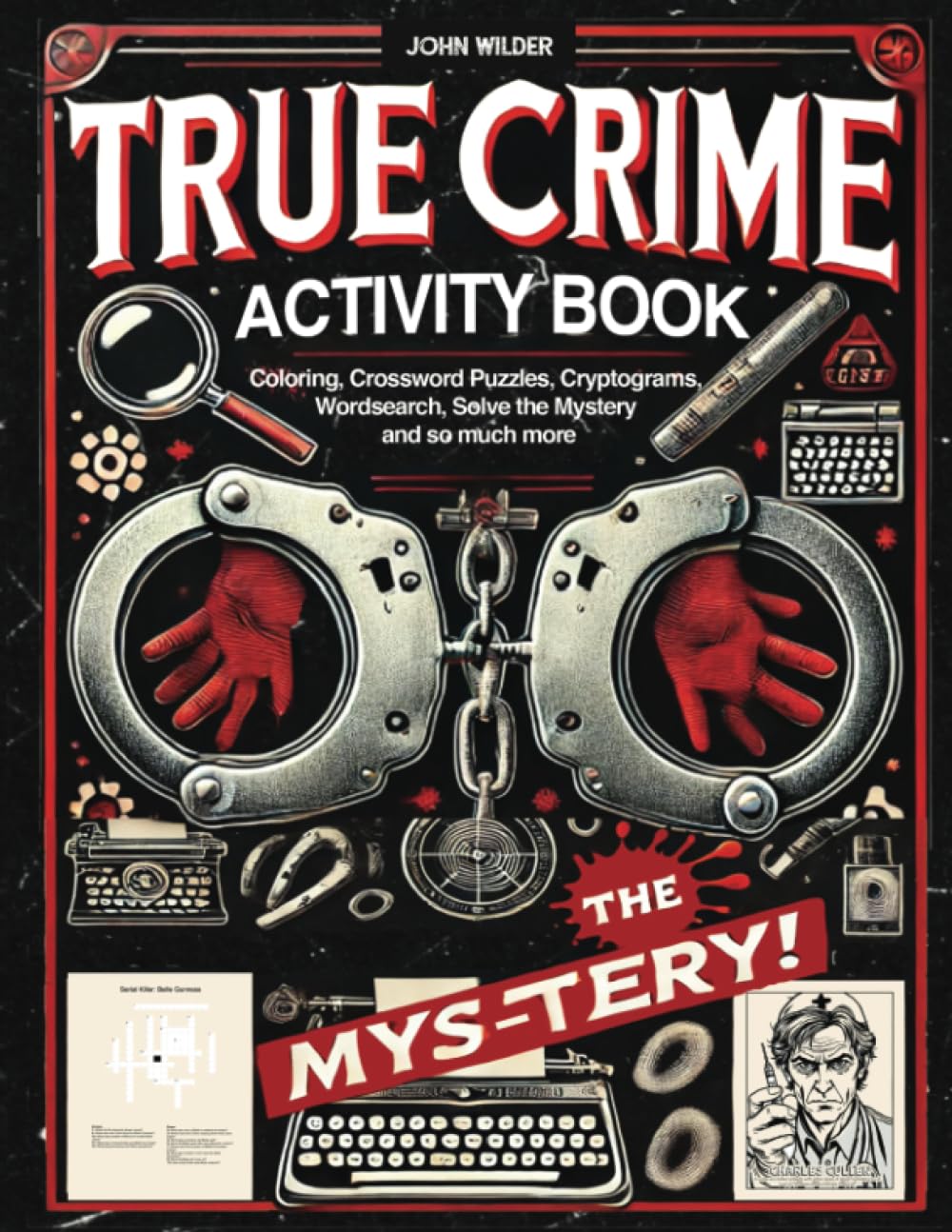True Crime Activity Book: (White Elephant Gifts For Adults, Band 1) Leisure & Fun
