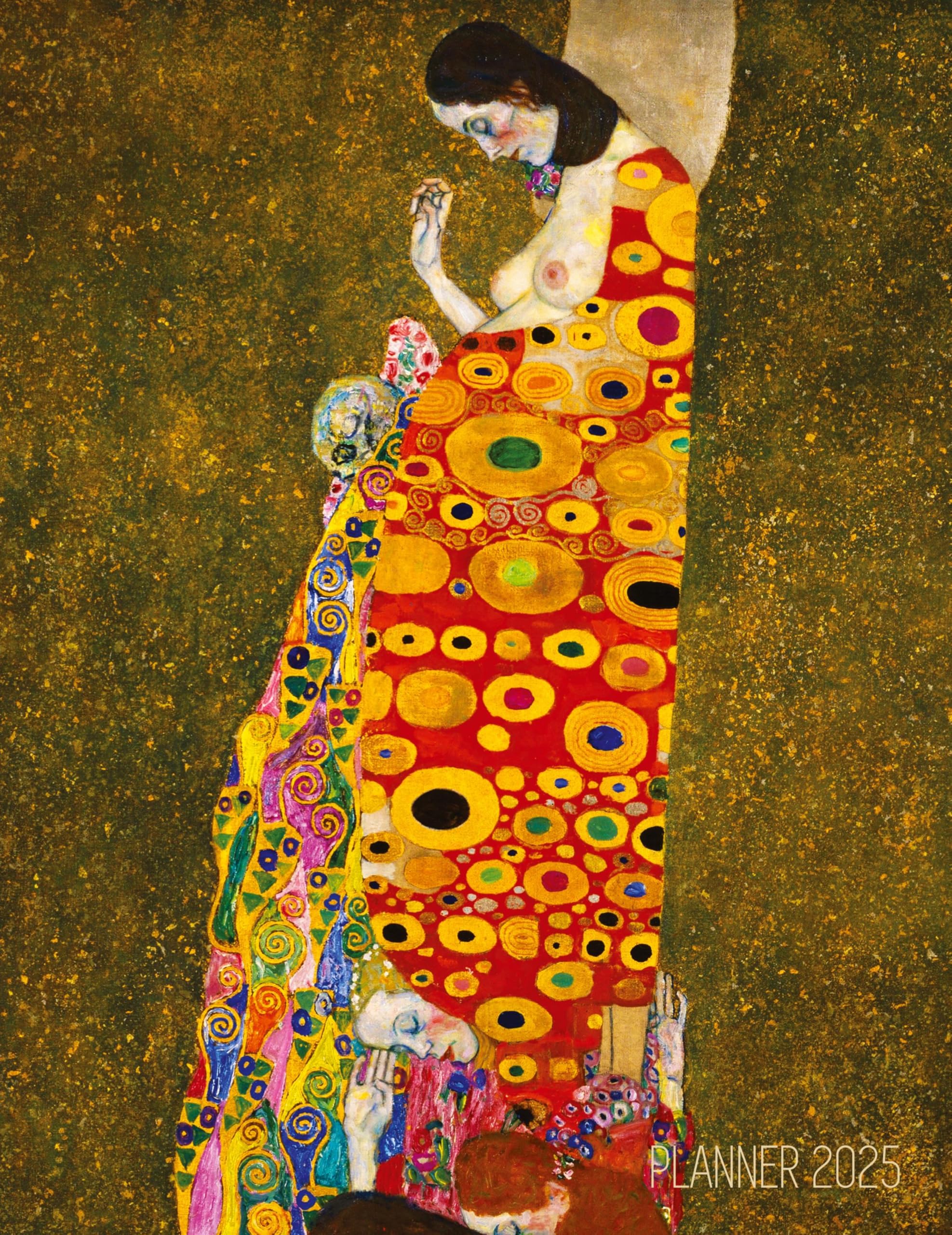 Gustav Klimt Weekly Planner 2025: Hope II | Artistic Art Nouveau Daily Scheduler | With January-December Year Calendar (12 Months) Film, Art & Culture
