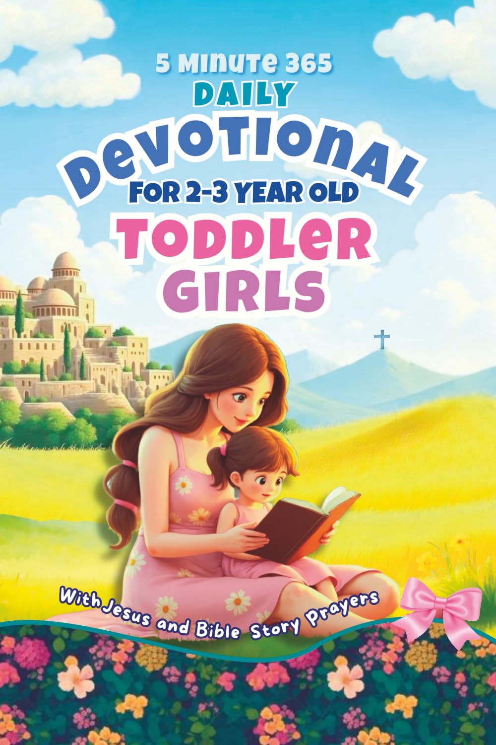 5 Minute 365 Daily Devotional for 2-3 Year Old Toddler Girls with Jesus and Bible Story Prayers Non-fiction