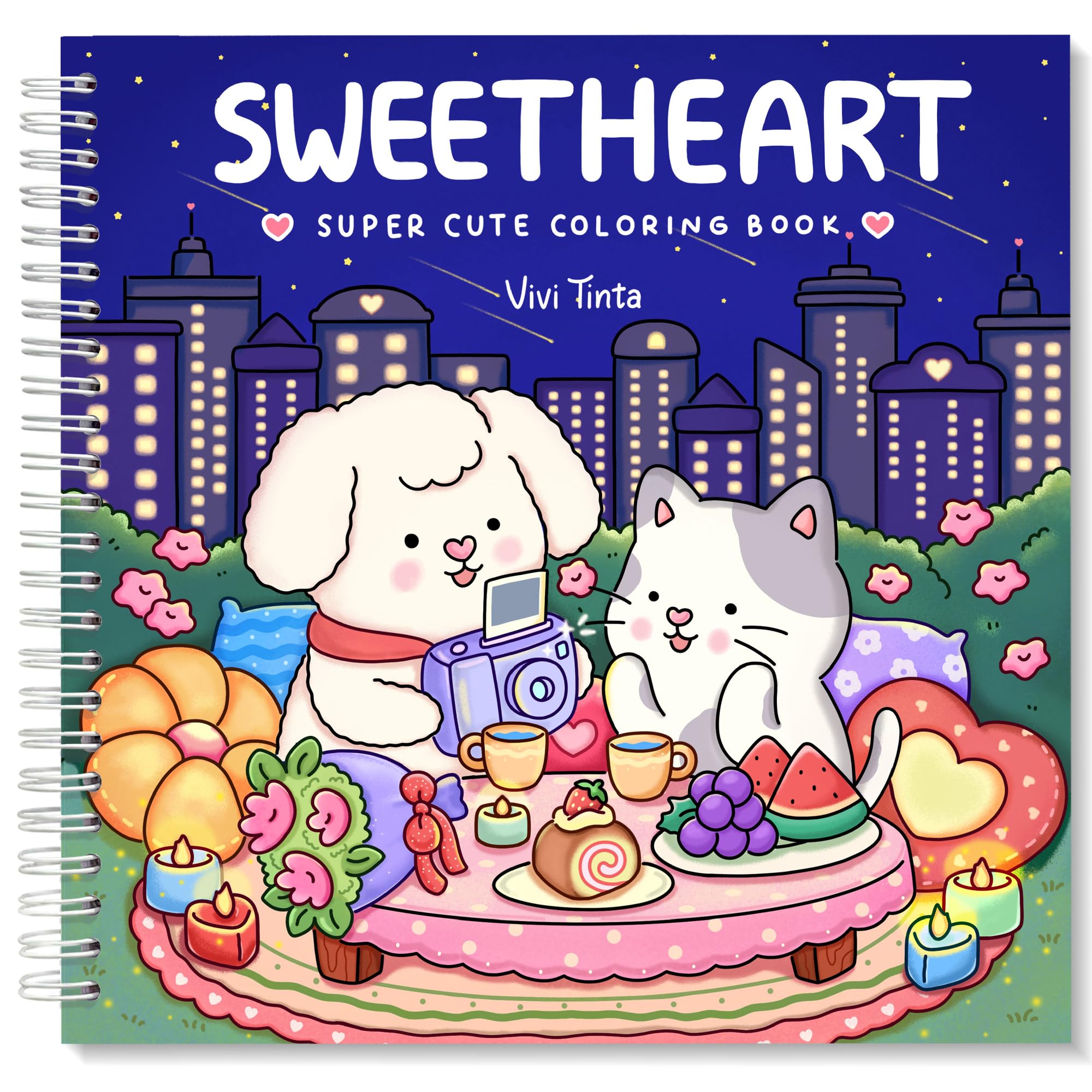 Sweetheart: Coloring Book for Adults & Teens Featuring Adorable Animals Film, Art & Culture