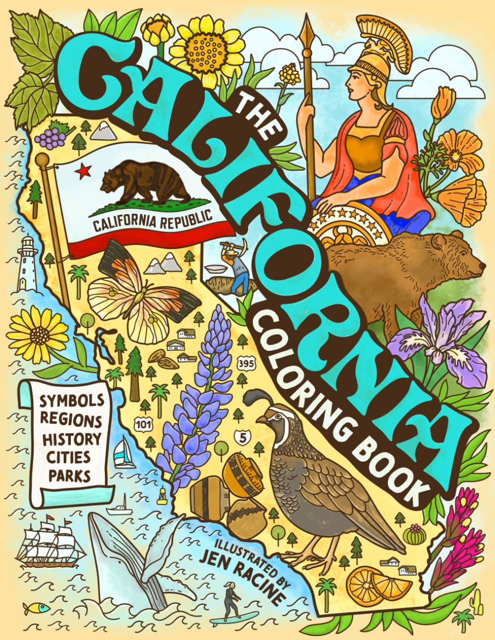 The California Coloring Book Natural Sciences