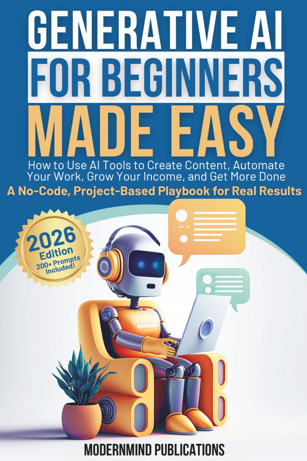 Generative AI for Beginners Made Easy: How to Use AI Tools to Create Content, Automate Your Work, Grow Your Income, and Get More Done—A No-Code, Project-Based Playbook for Real Results Computer Science
