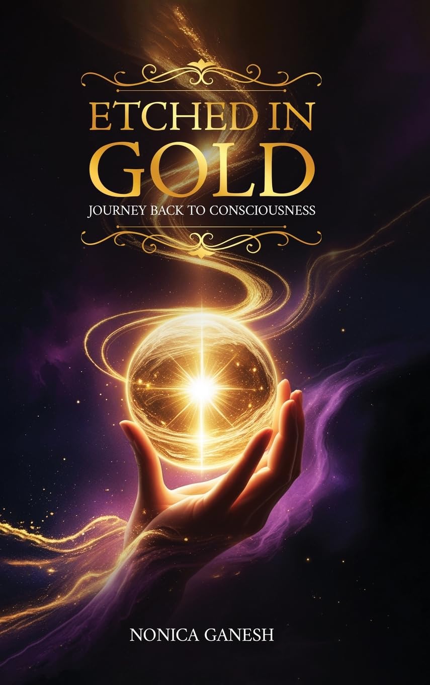 Etched in Gold; Journey back to Consciousness Art & Literature