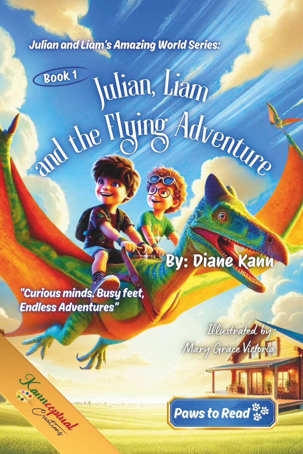 Julian, Liam, and the Flying Adventure (Julian and Liam's Amazing World Series, Band 1) Novels & Short Stories
