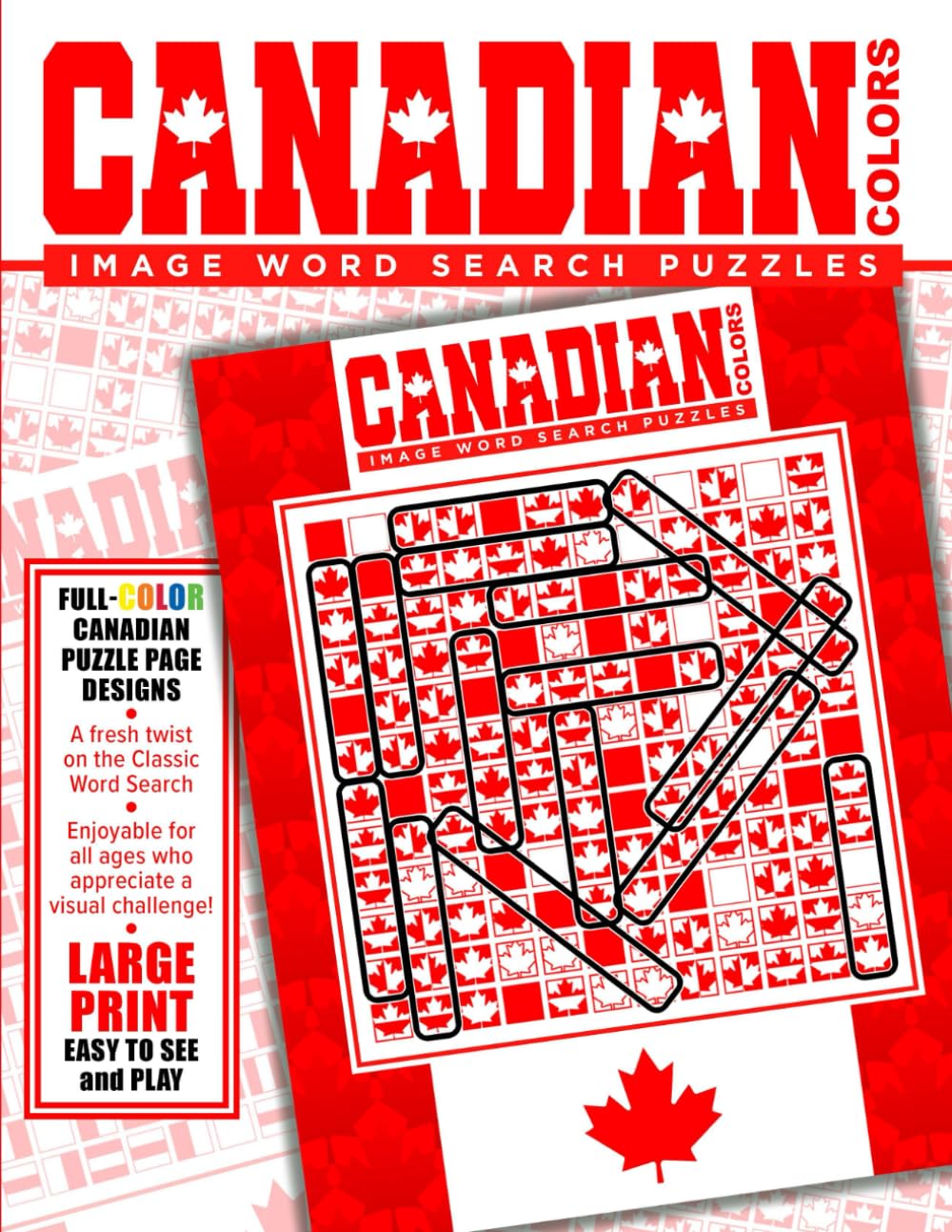 CANADIAN COLORS: Image Word Search Puzzles Leisure & Fun