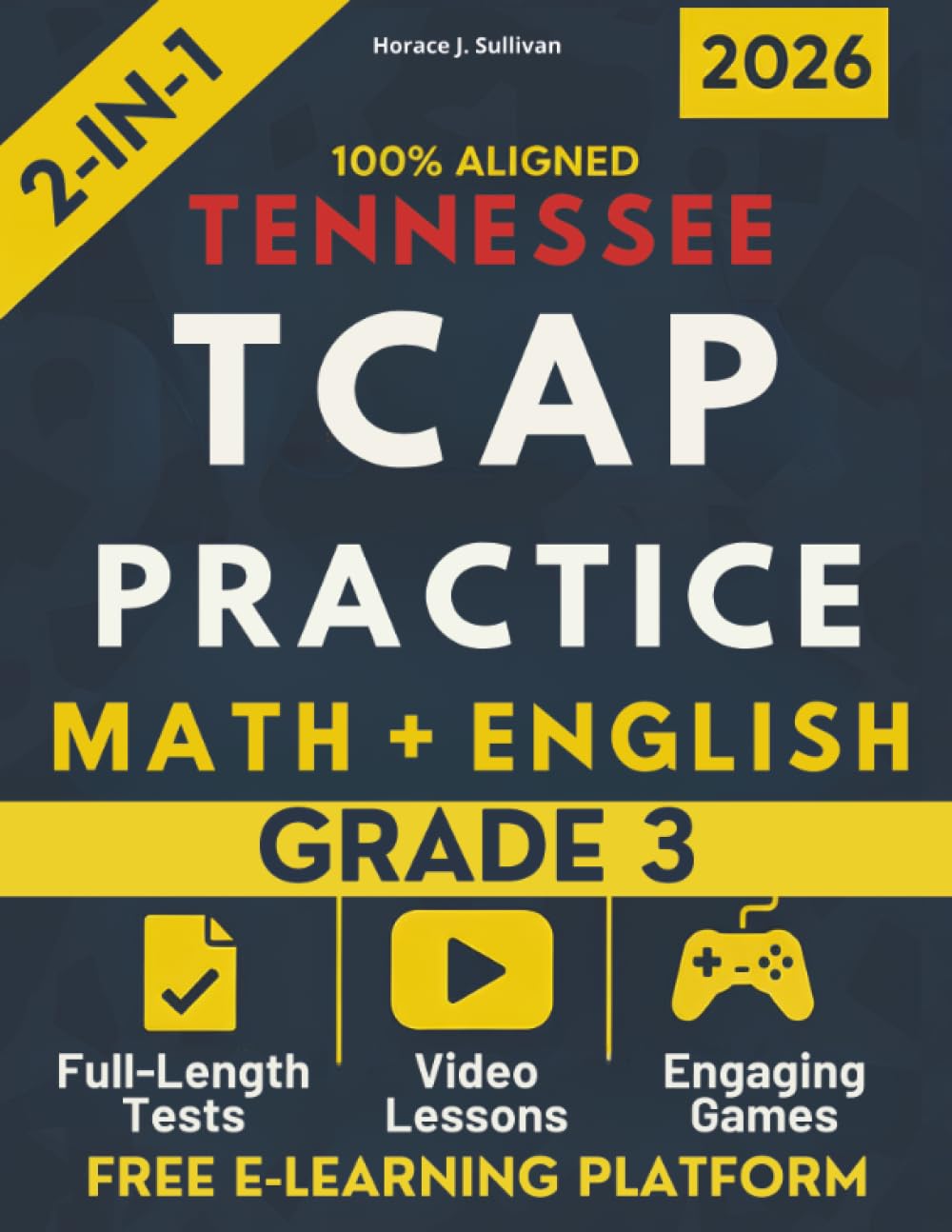 Tennessee TCAP Grade 3 ELA & Math Test Prep 2-in-1: The Ultimate All-in-One Prep for Third Grade: Master Both ELA & Math with One Complete, Tennessee-Aligned Workbook for Total Confidence Books