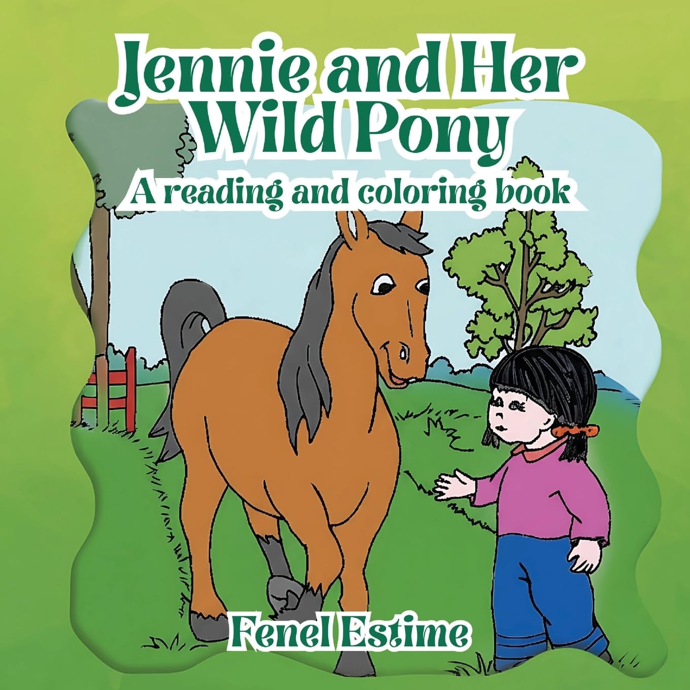 Jennie and Her Wild Pony A reading and coloring book Film, Art & Culture