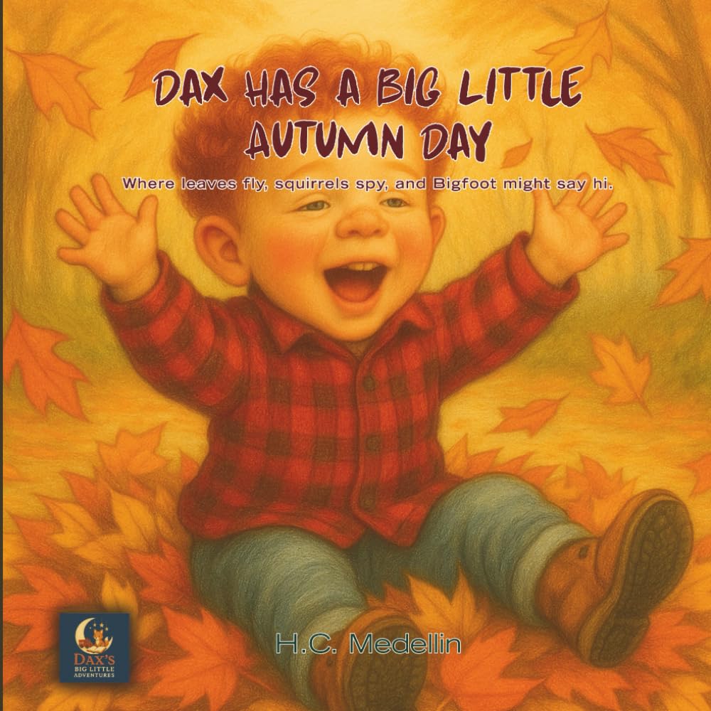 Dax Has A Big Little Autumn Day: Where leaves fly, squirrels spy, and Bigfoot might say hi. book
